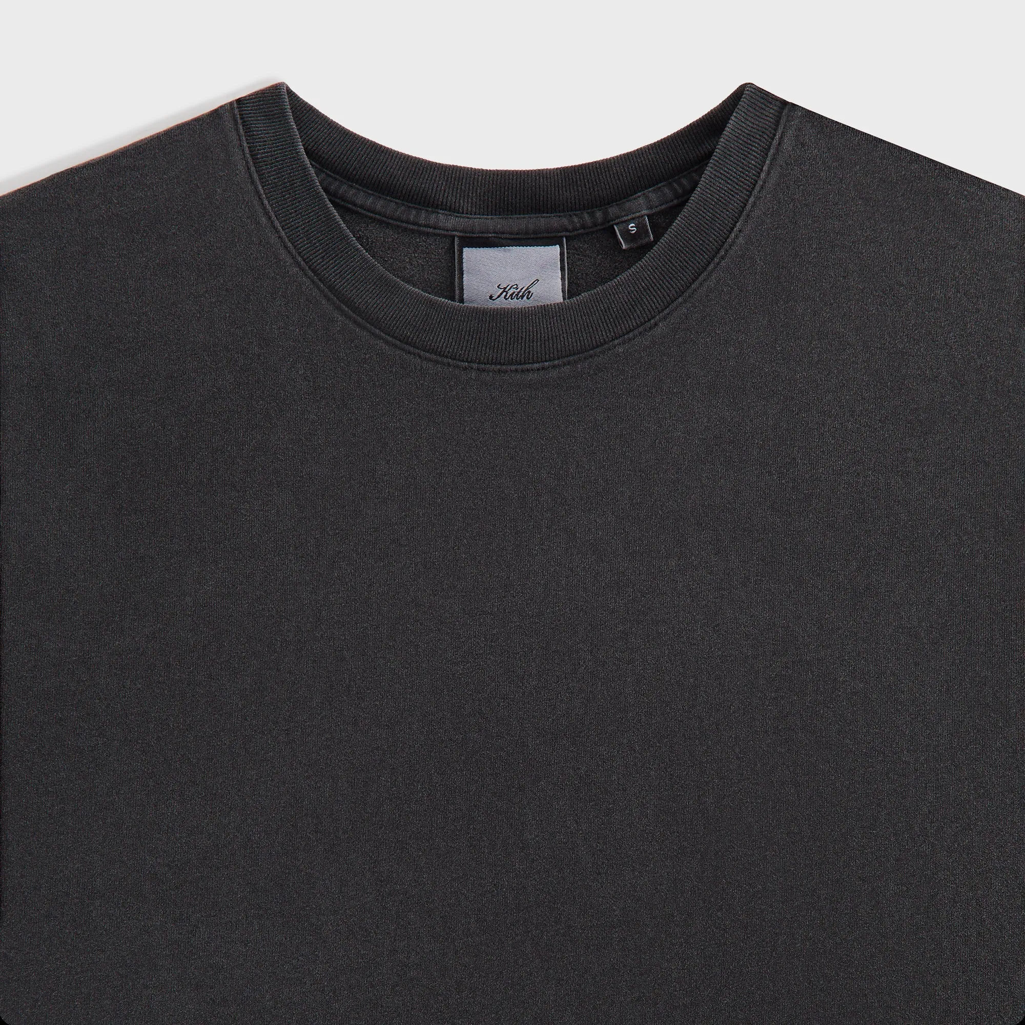 Kith Women Oversized Jay Sueded Long Sleeve - Black sold by Kith product image thumbnail 4