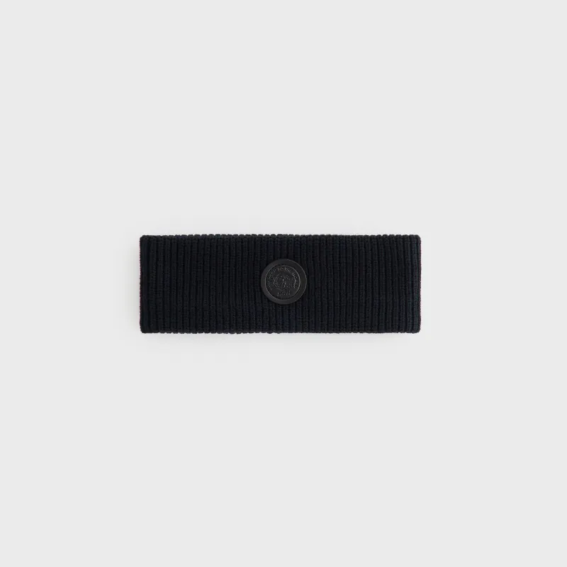 Kith Women Knitted Headband - Black made by Kith