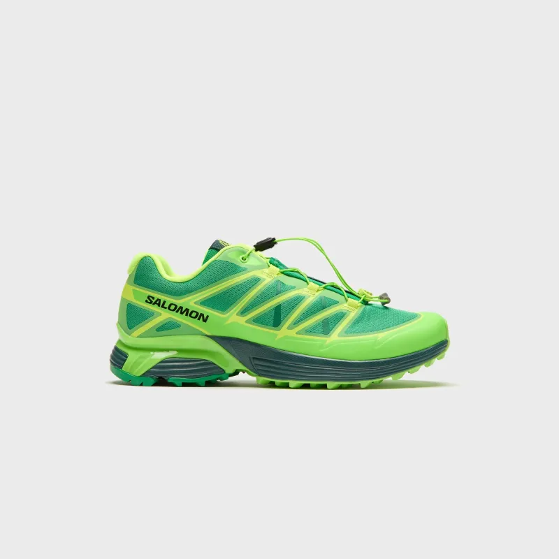Salomon x Feid XT-Pathaway 2 - Bright Green / Green Gecko / Safety Yellow sold by Kith