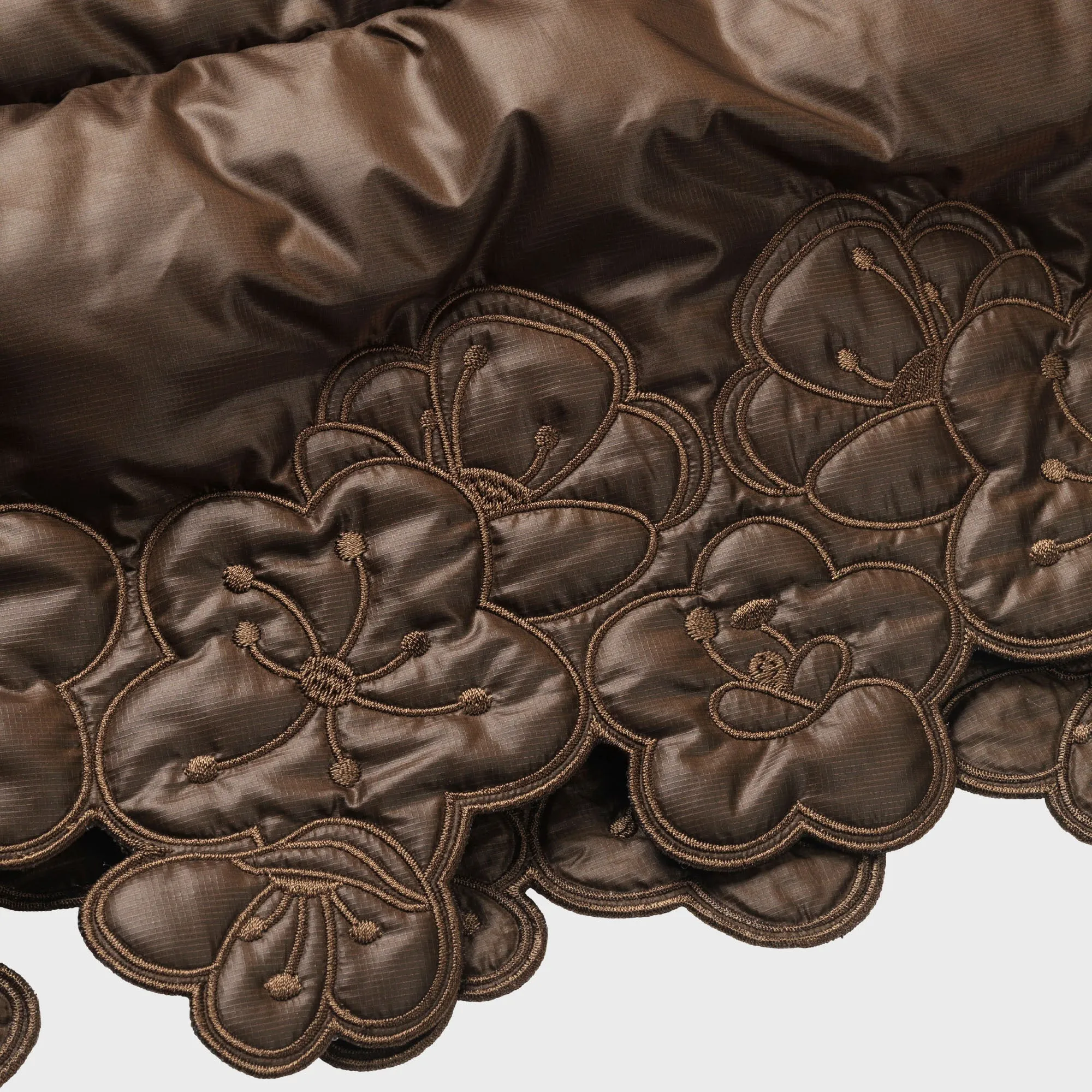 The North Face x Cecilie Bahnsen Quilted Down Skirt - Soil Brown sold by Kith product image thumbnail 4