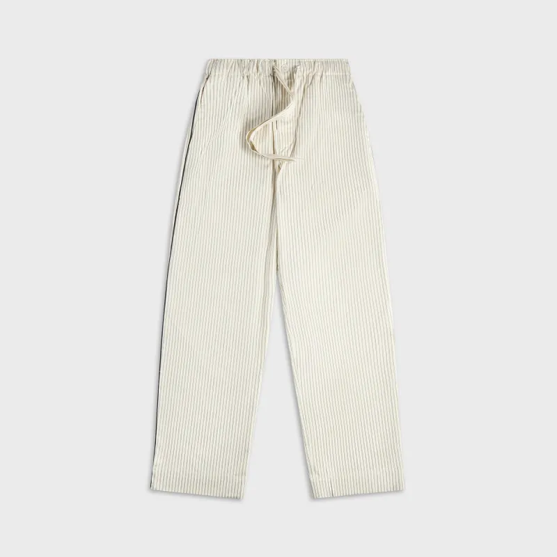Tekla Sateen Pyjama Pant - Brown Pin Stripes sold by Kith