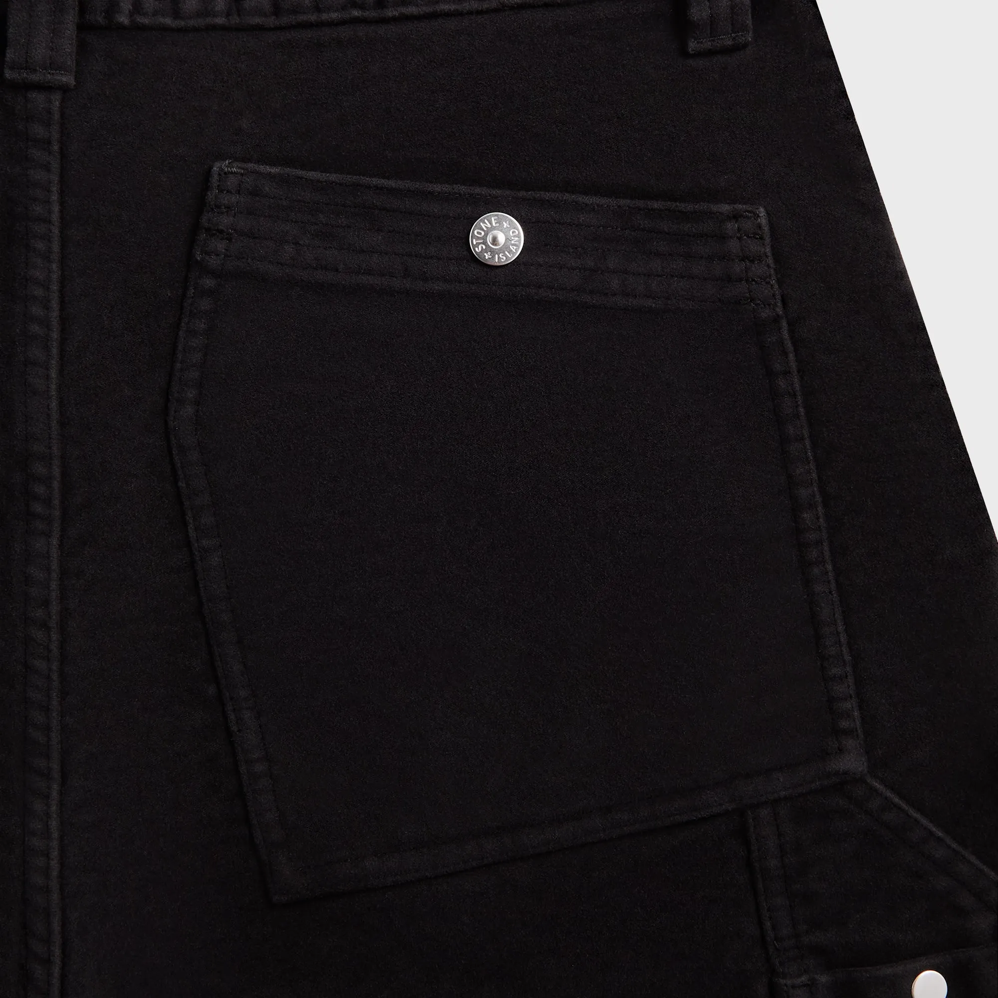Stone Island Cotton Moleskin Trousers - Black sold by Kith product image thumbnail 3
