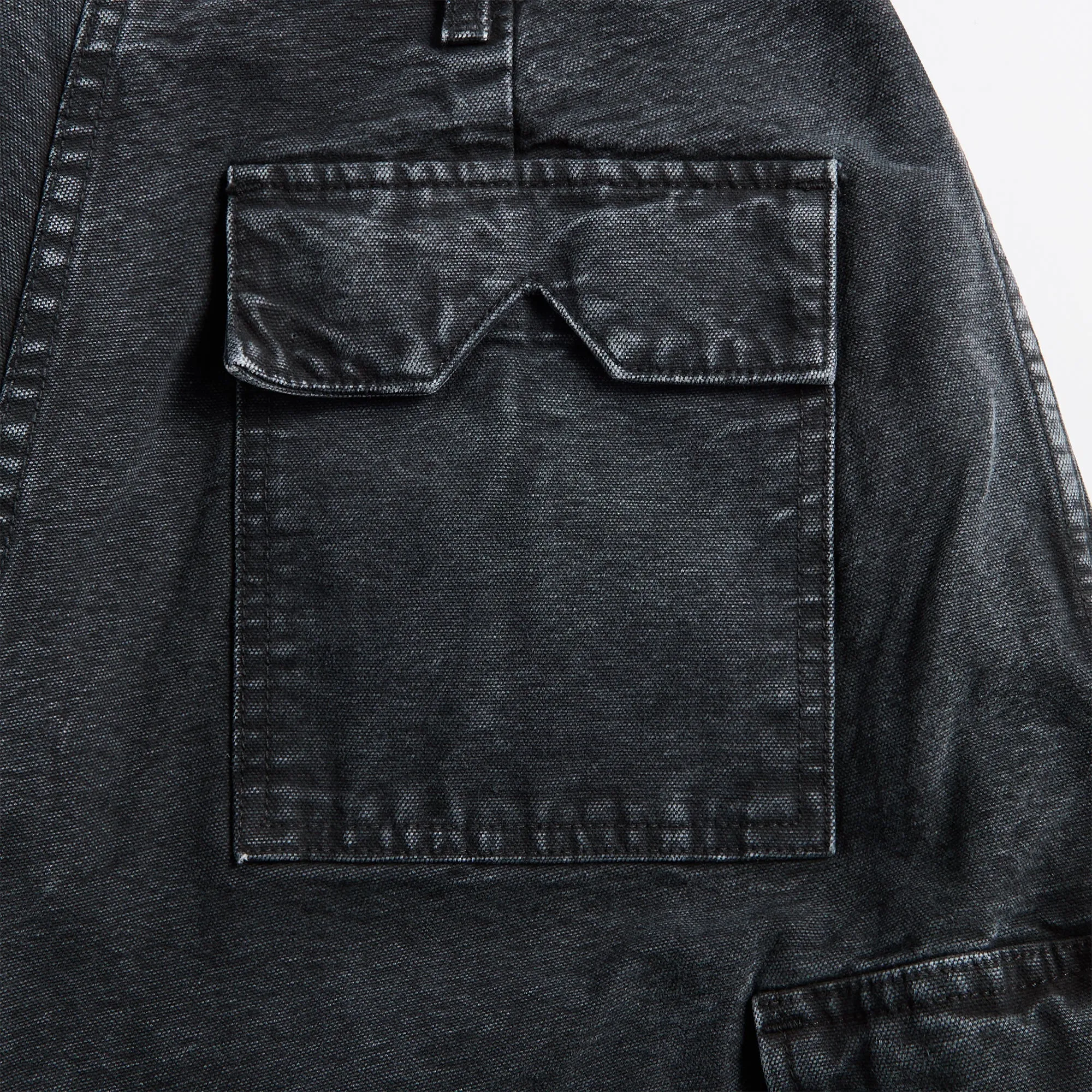 Rhude Washed Canvas Parachute Pant - Black sold by Kith product image thumbnail 3