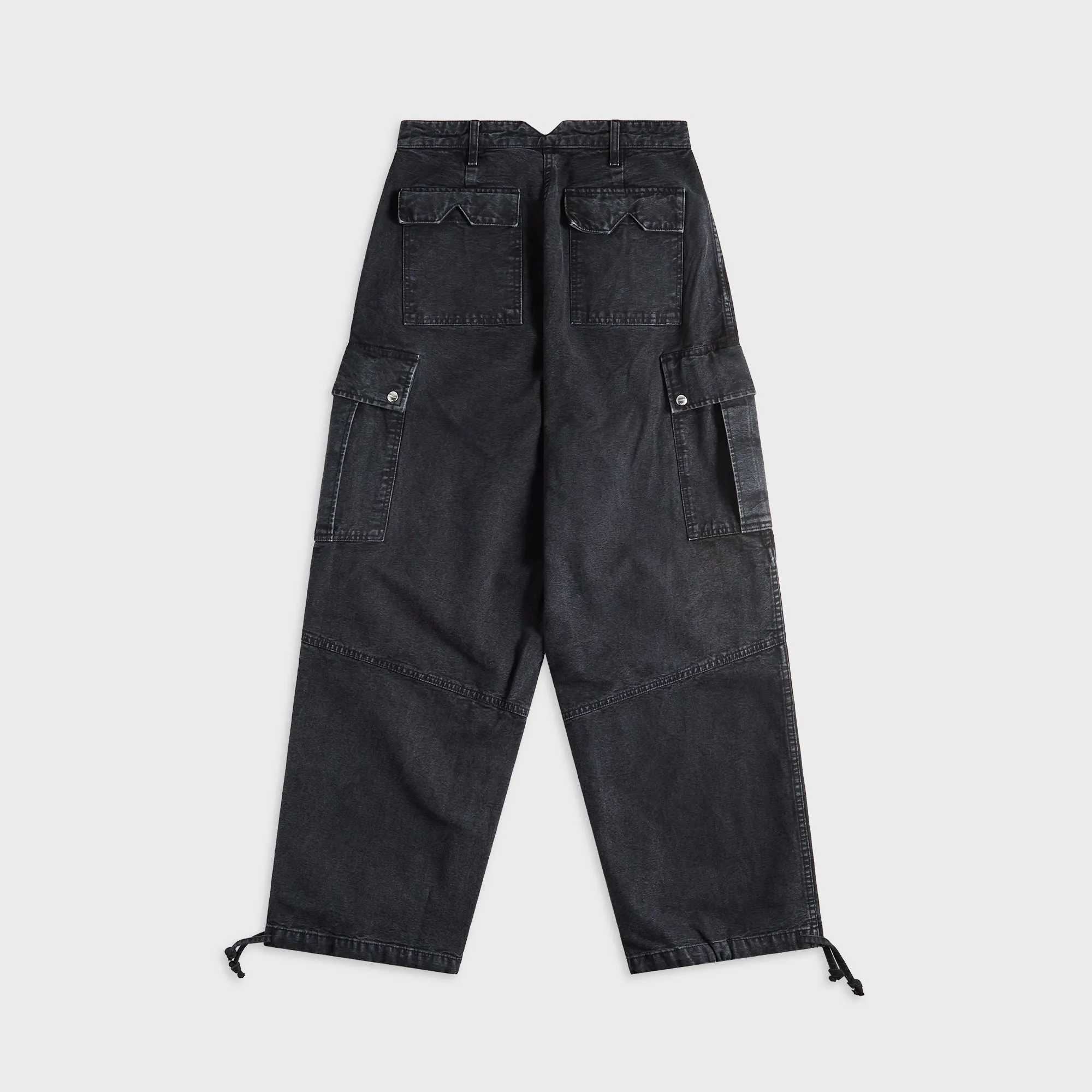 Rhude Washed Canvas Parachute Pant - Black sold by Kith product image thumbnail 2