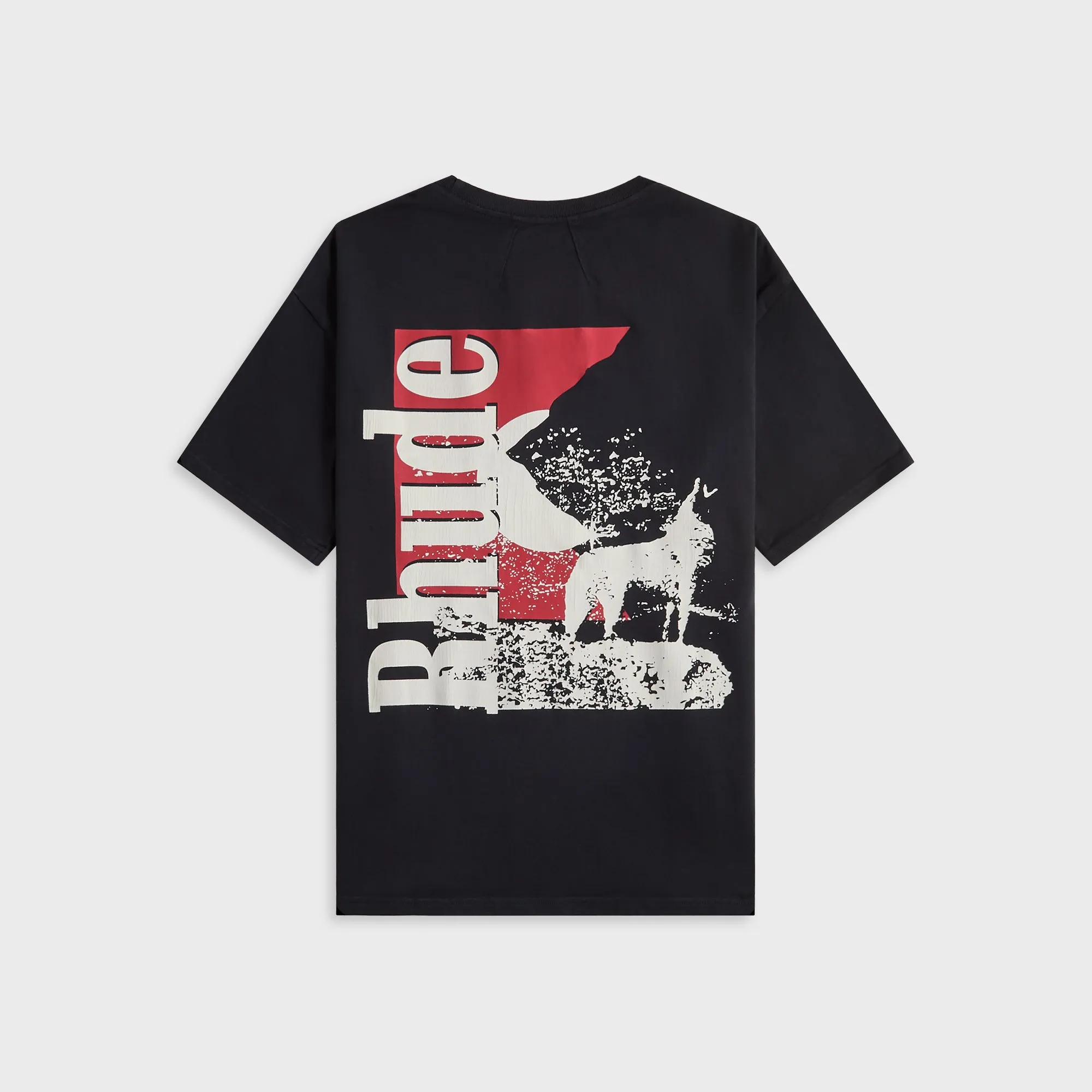 Rhude Moonlight Wolf Pocket Tee - Vintage Black / White / Red sold by Kith product image thumbnail 2