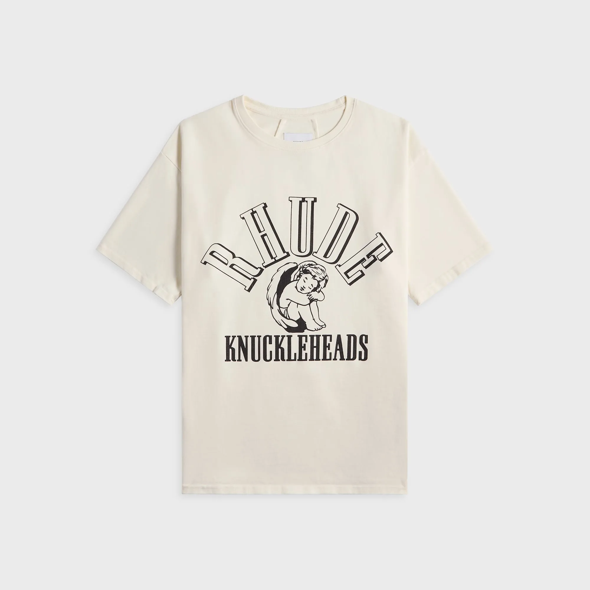 Rhude Knuckleheads Tee - Vintage White / Black sold by Kith