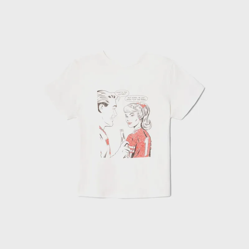 ReDone Classic Tee Sports - Vintage White sold by Kith