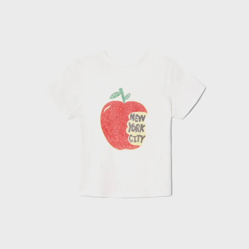 ReDone Classic Tee NYC - Vintage White sold by Kith