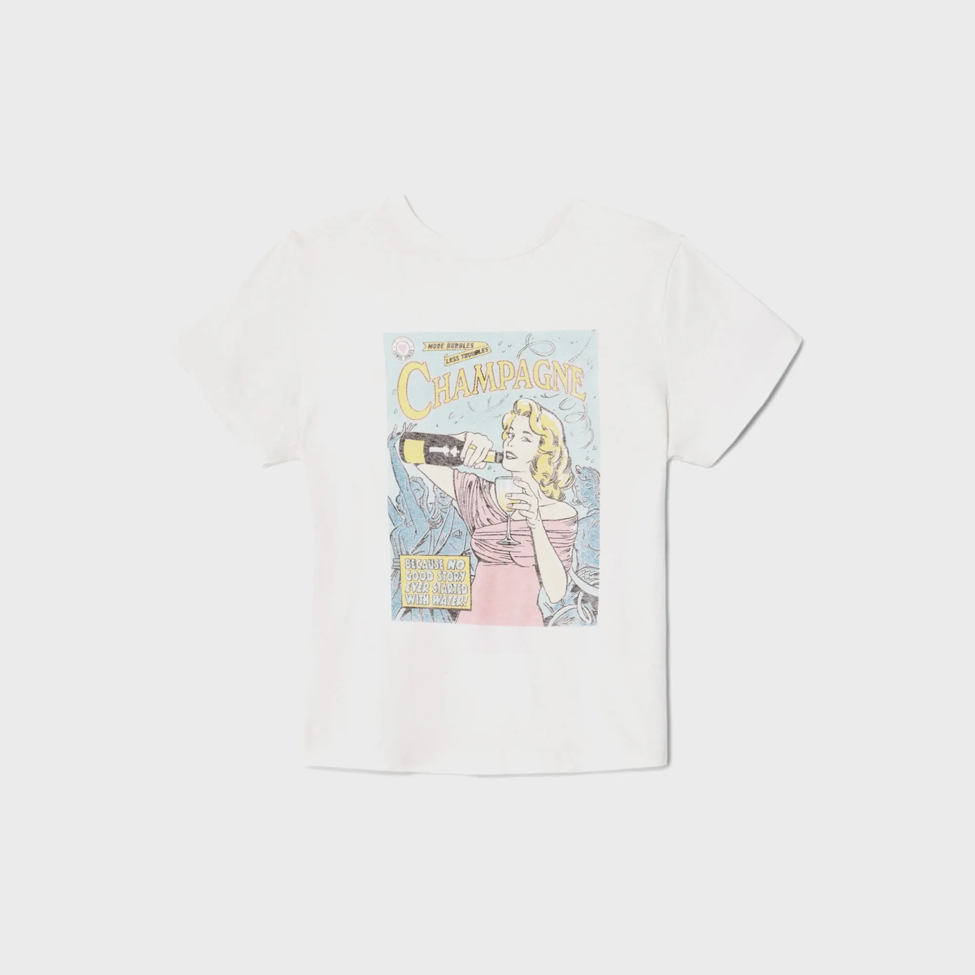 ReDone Classic Tee Bubbles - Vintage White sold by Kith