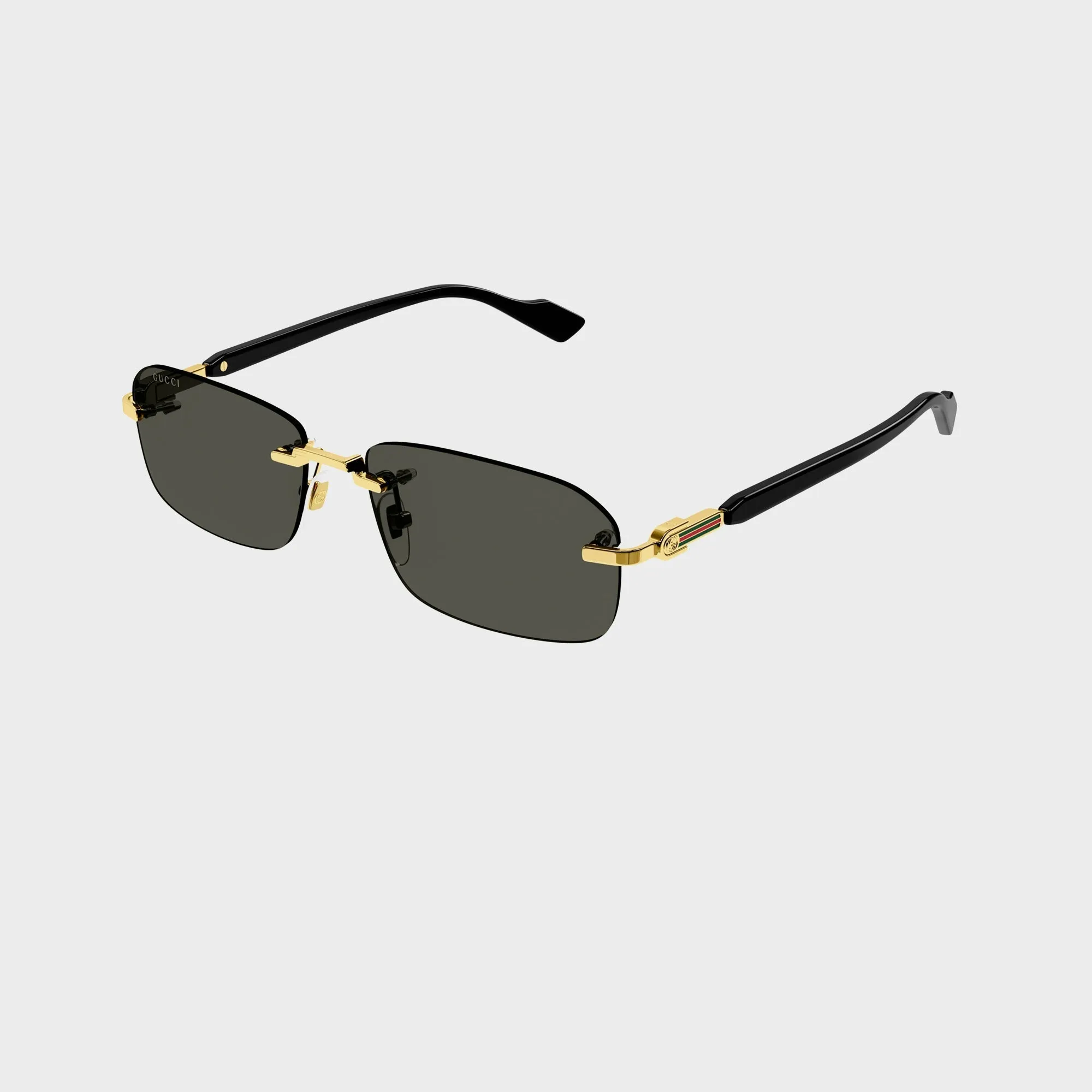Gucci GG Rectangle Sunglasses - Gold / Black sold by Kith product image thumbnail 2