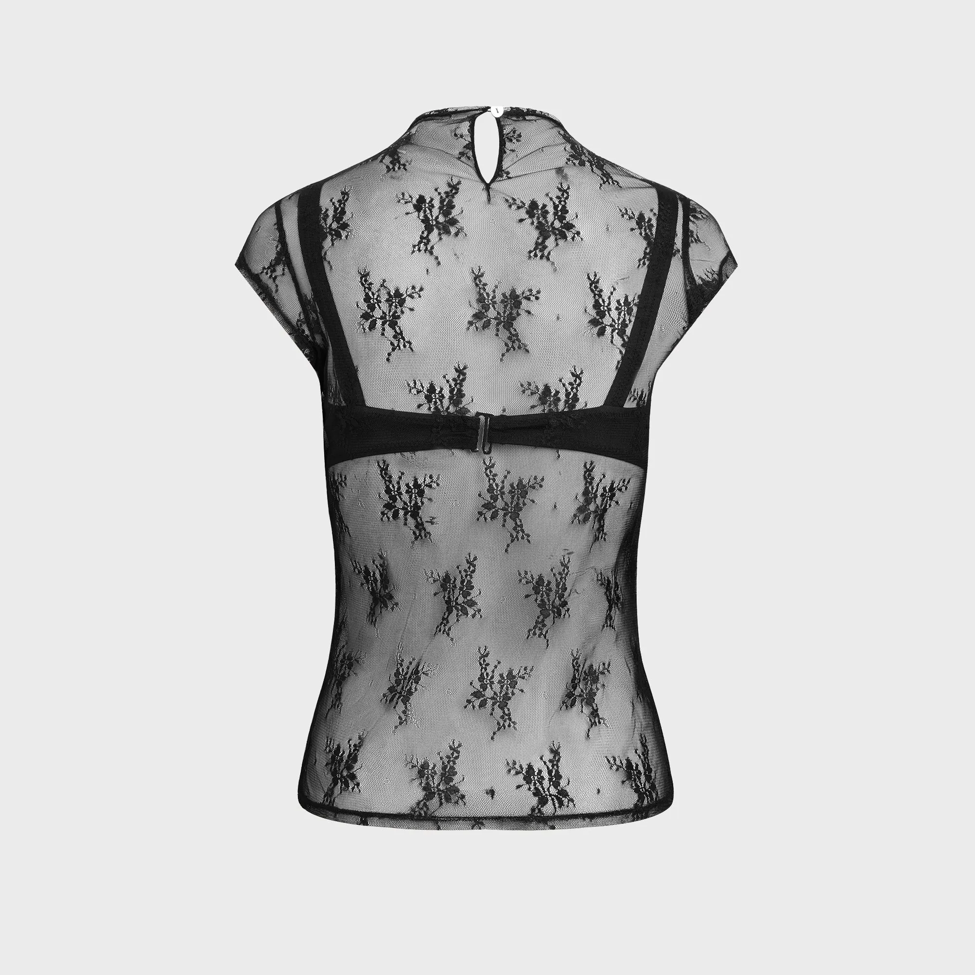 Buci Lace Ember Top - Black Floral sold by Kith product image thumbnail 2