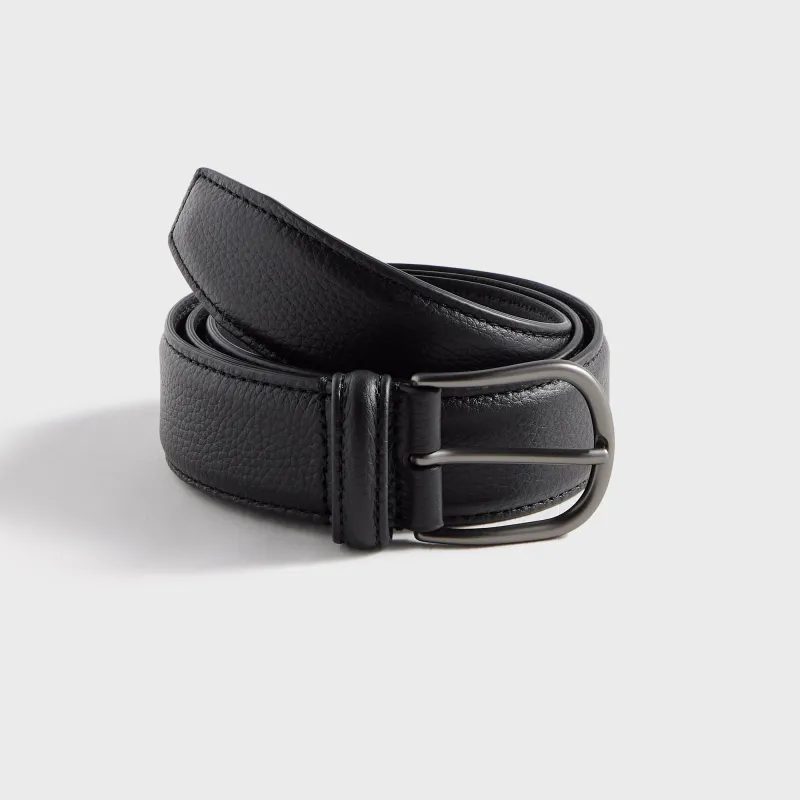 Anderson's Soft Nappa Leather Belt - Black sold by Kith