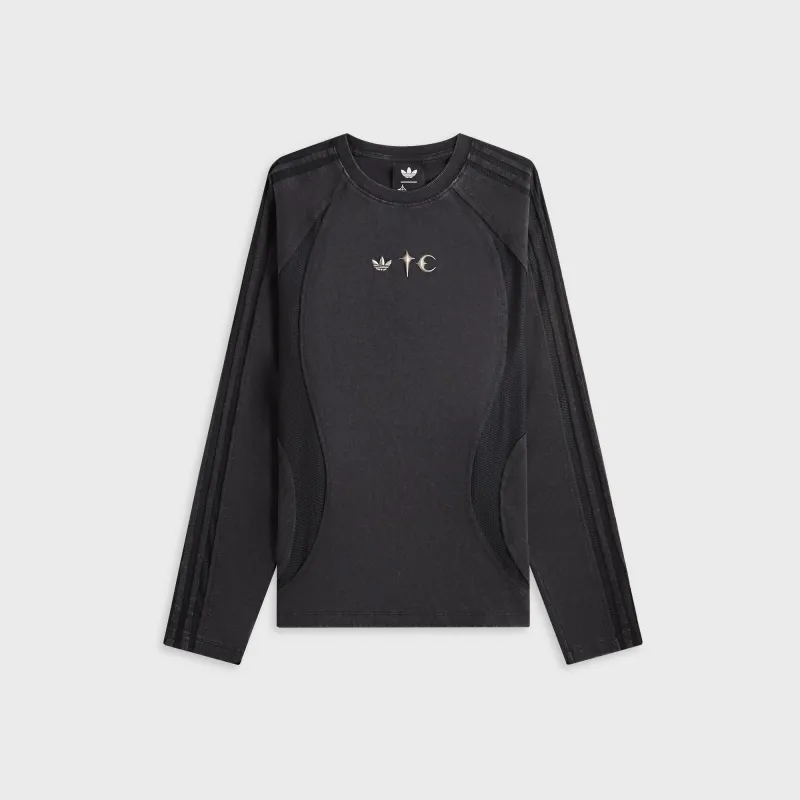 adidas x Thug Club Teamgeist Long Sleeve Tee - Black sold by Kith