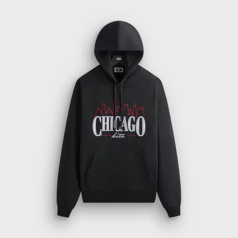 Kith Chicago Nelson Hoodie - Black sold by Kith