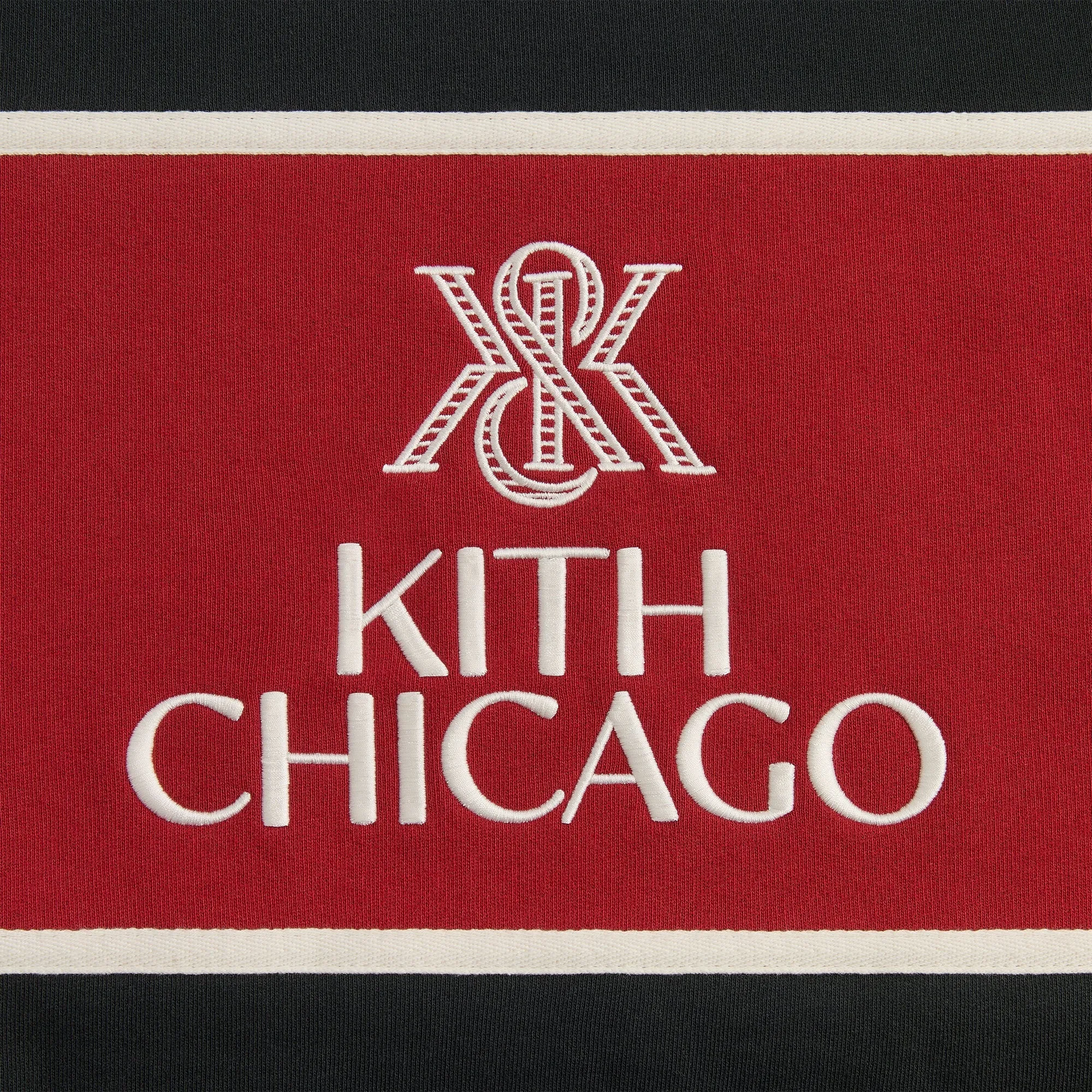 Kith Chicago Panelled Nelson Crewneck - Black sold by Kith product image thumbnail 3