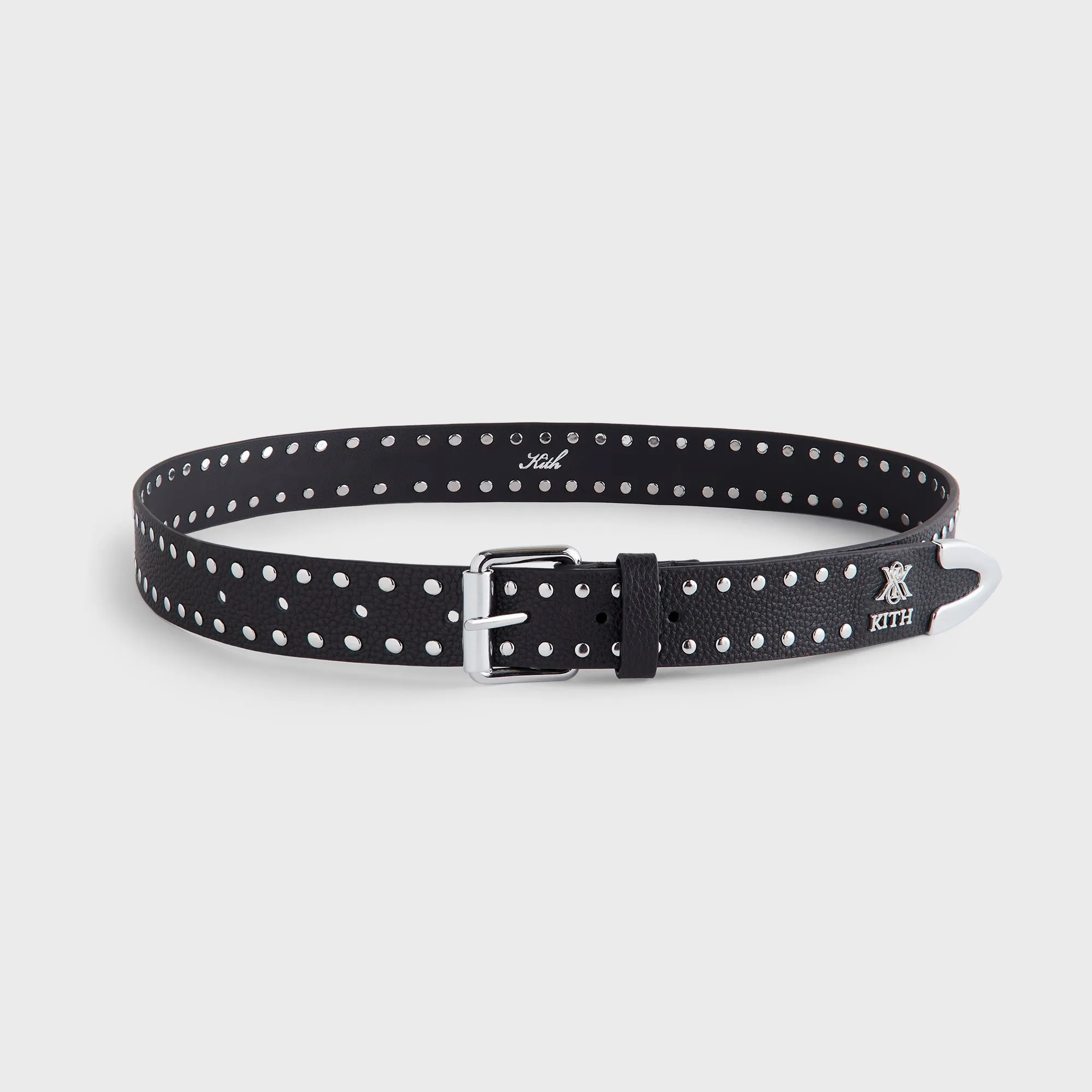 Kith Studded Leather Belt - Black sold by Kith