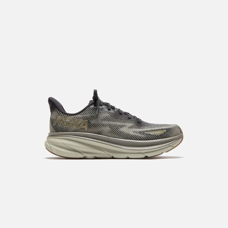 HOKA Clifton 9 - Black / Slate sold by Kith