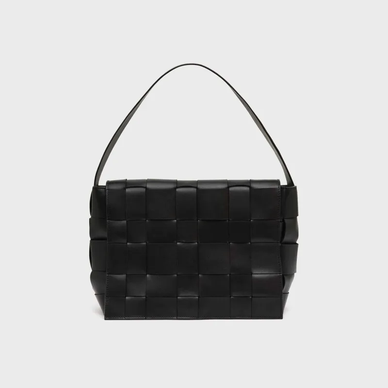St. Agni Woven Envelope Mini Tote - Black sold by Kith