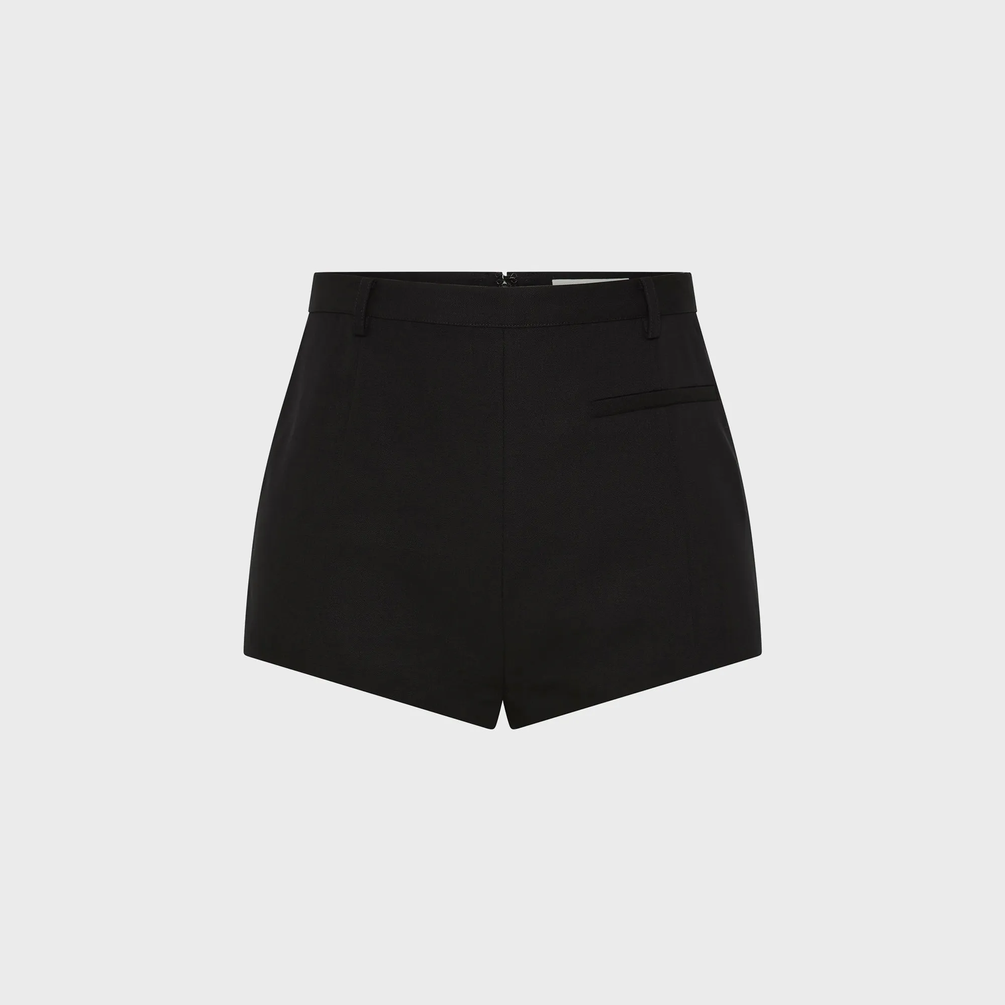St. Agni Wool Tailored Mini Short - Black sold by Kith