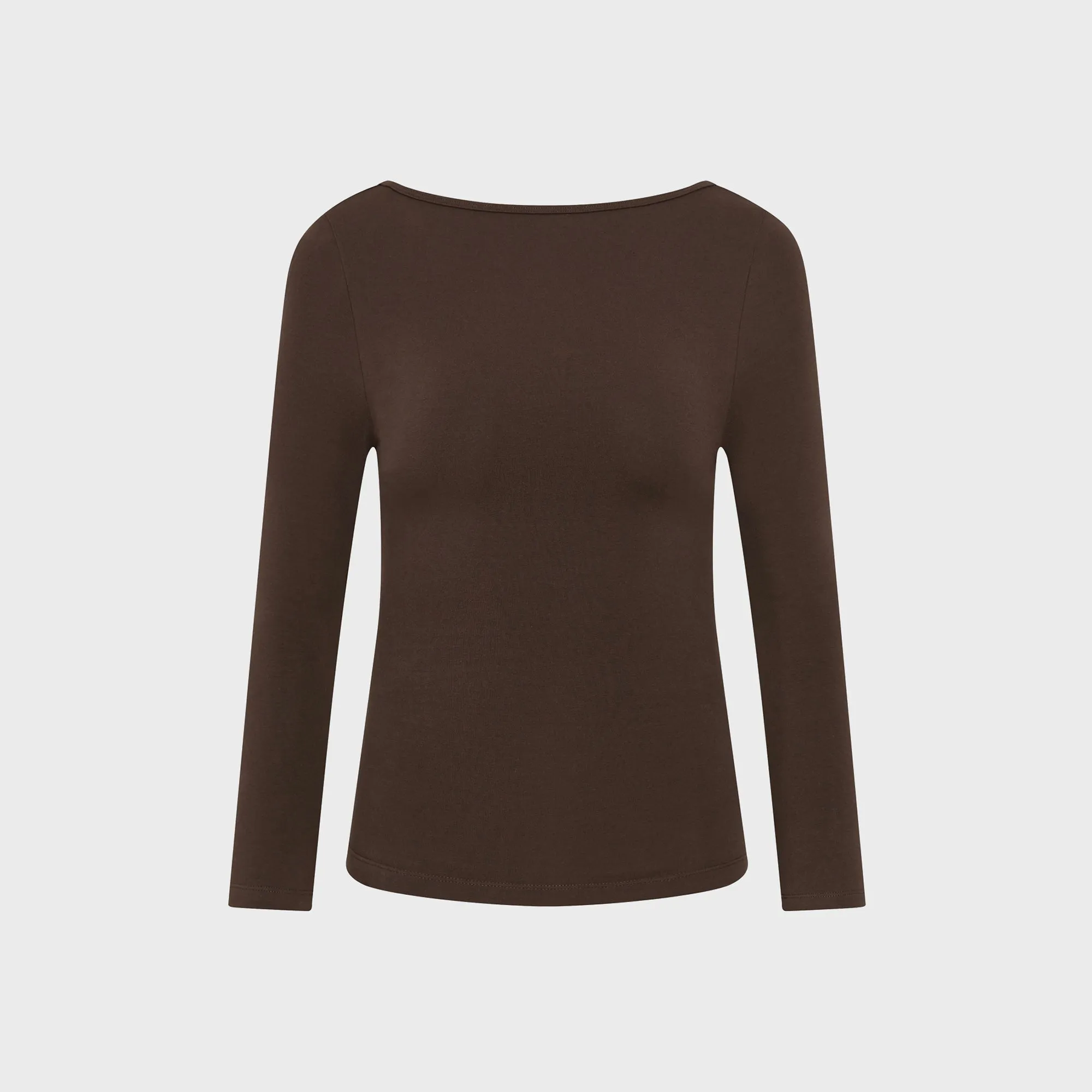 St. Agni Soft Jersey Ballerina Top - Liquer sold by Kith