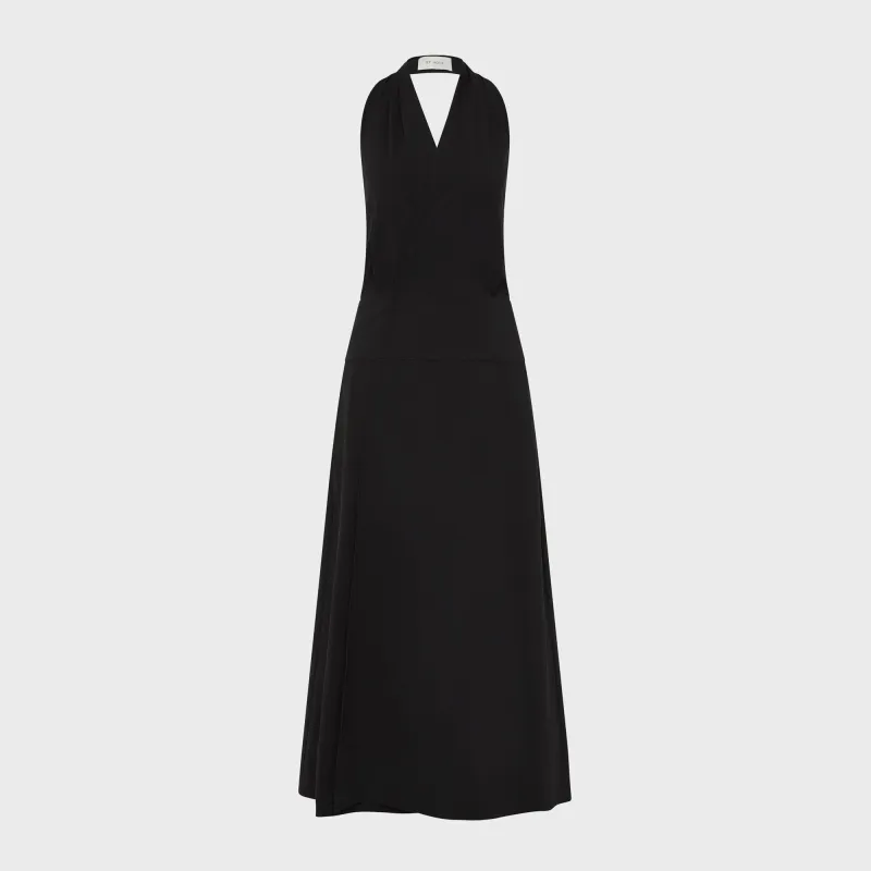 St. Agni Halter Wrap Dress - Black sold by Kith