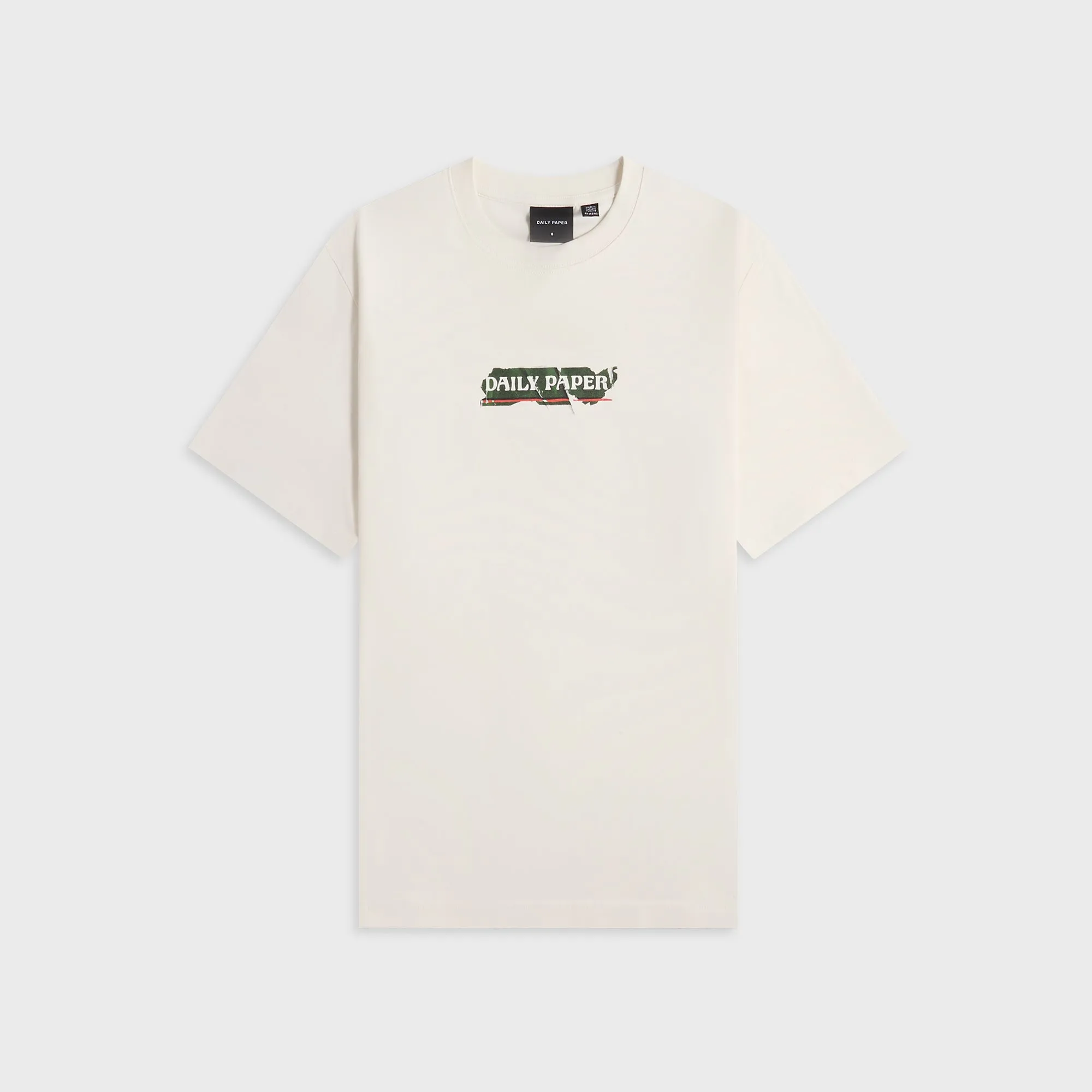 Daily Paper Sticker Tee - Jet Stream White sold by Kith