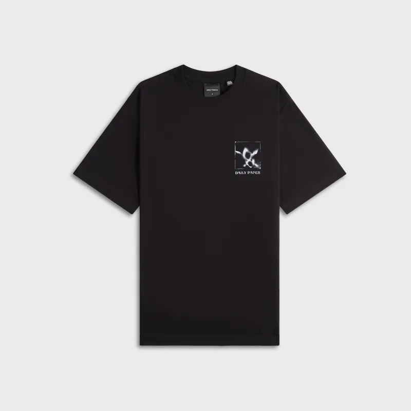 Daily Paper Shadow Grid Tee - Black sold by Kith