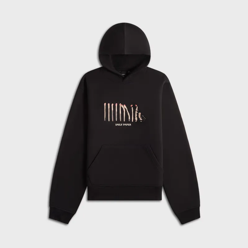 Daily Paper Light Cycle Hoodie - Black sold by Kith
