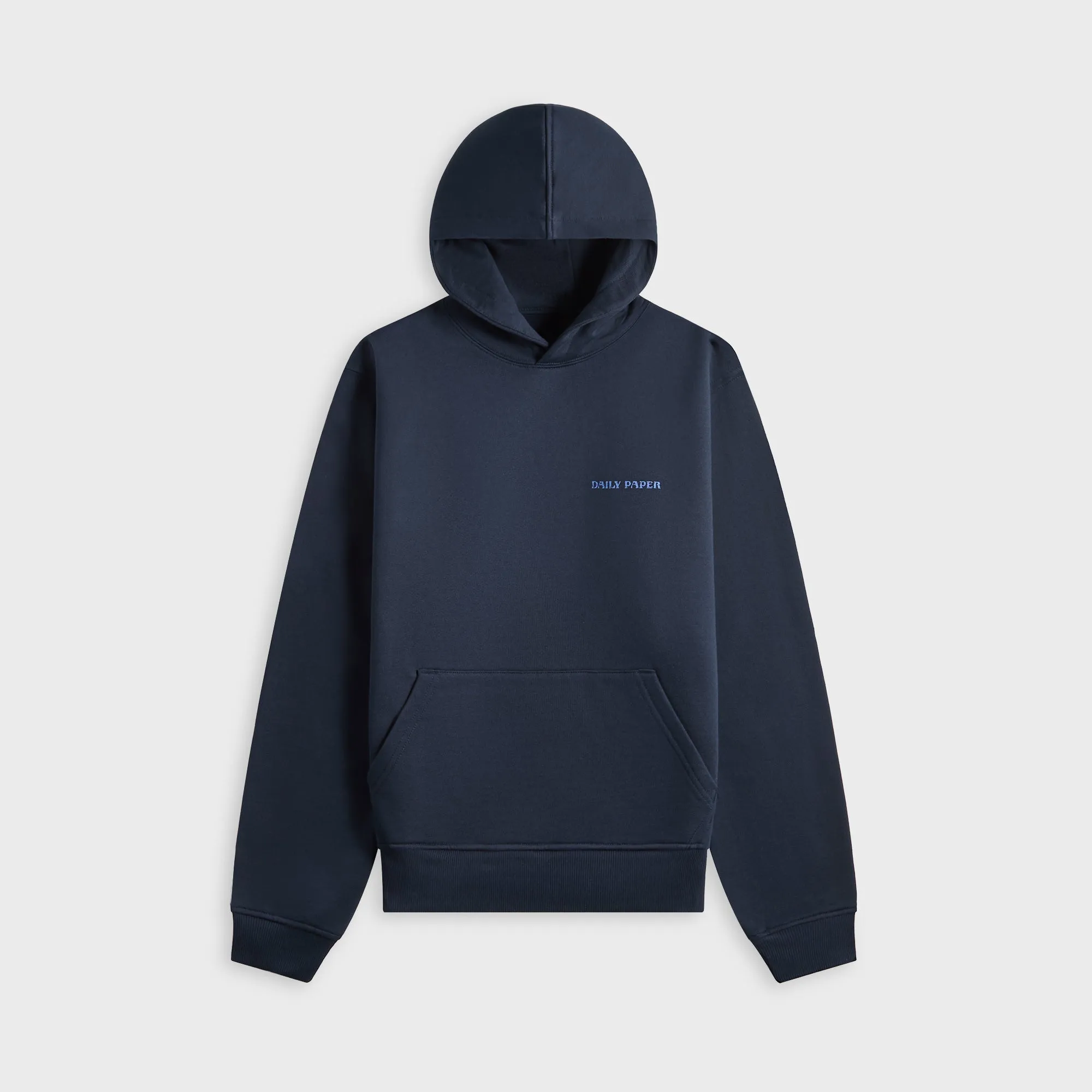Daily Paper Candle Label Hoodie - Sky Captain Blue sold by Kith