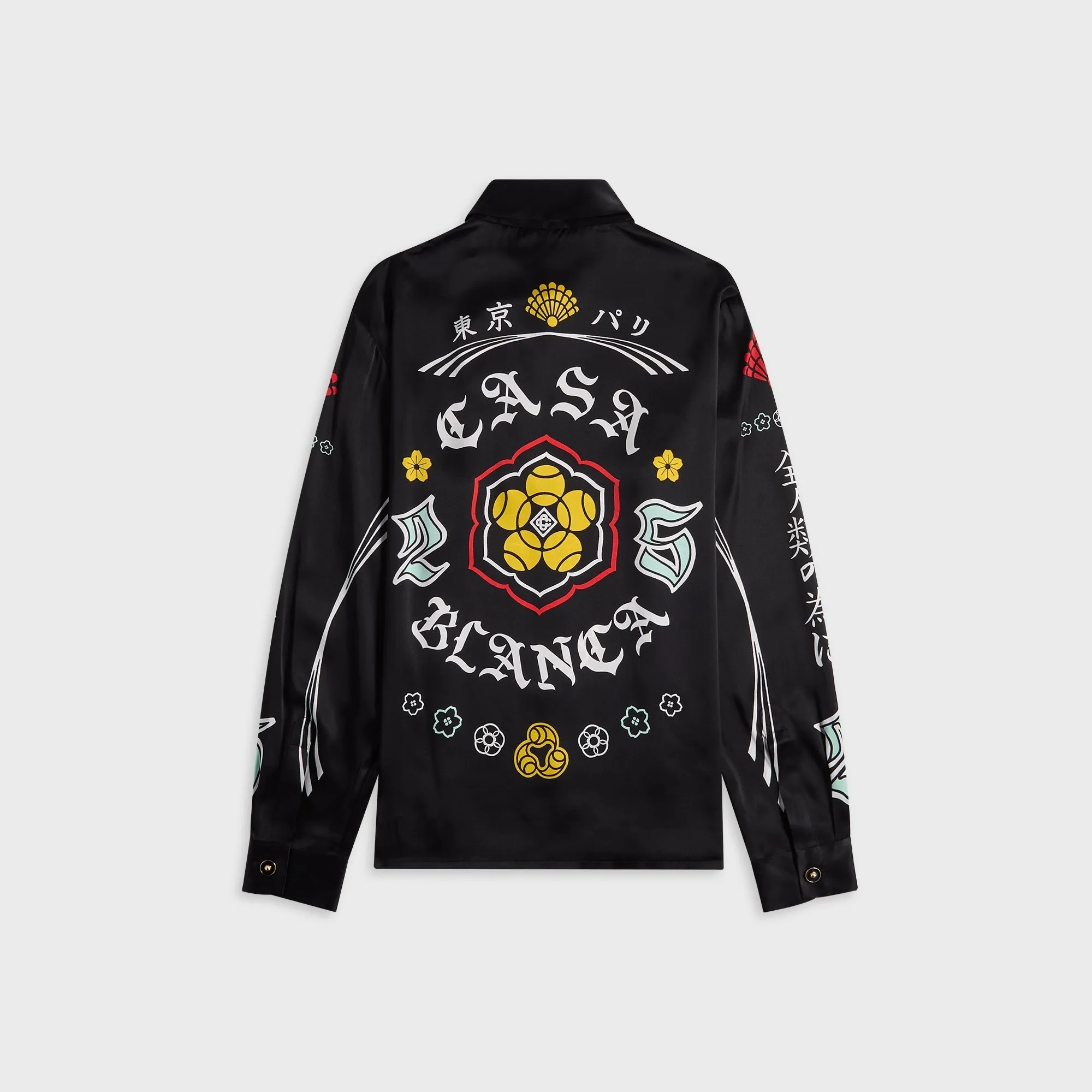 Casablanca Long Sleeve Shirt - Black sold by Kith product image thumbnail 2