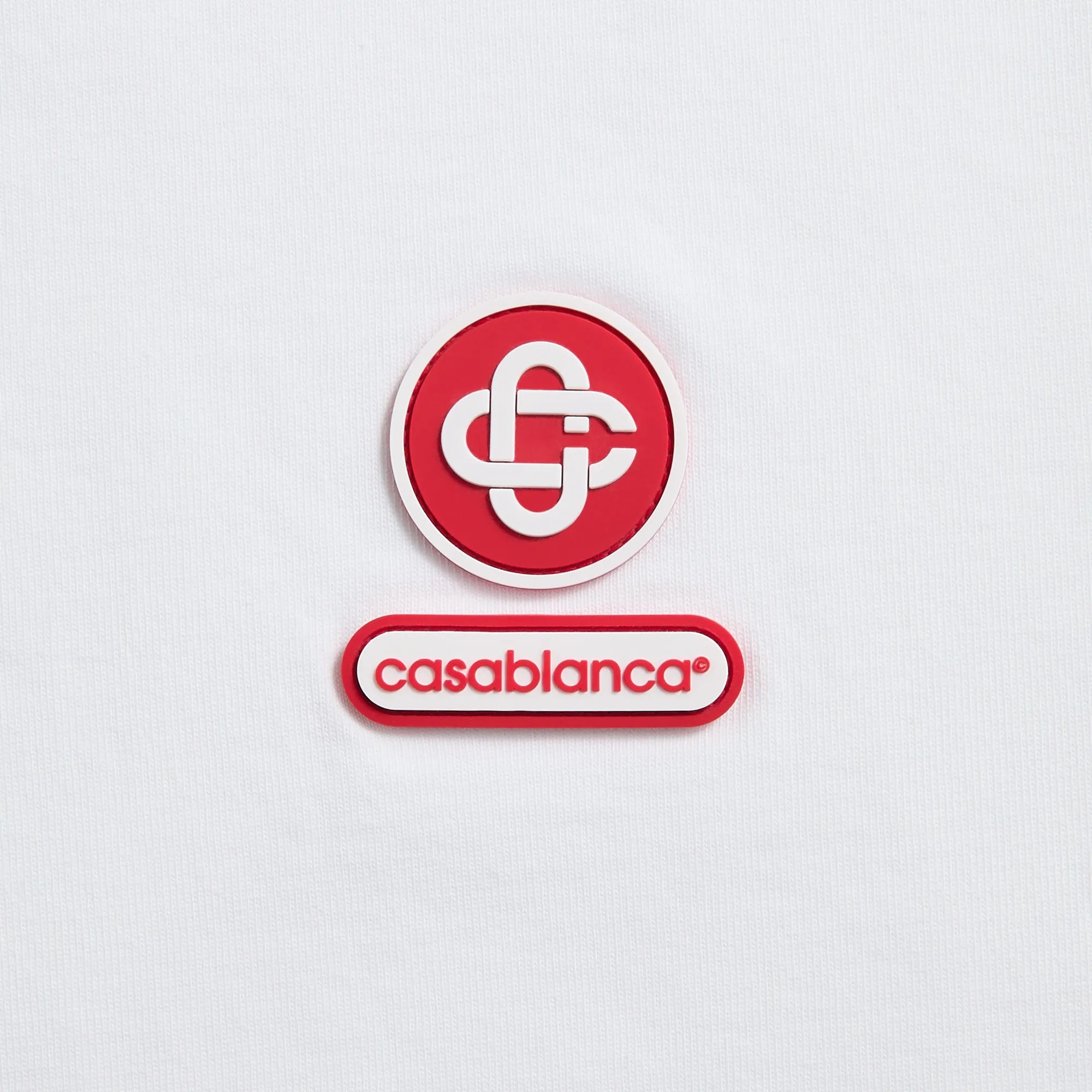Casablanca Logo Patch Oversized Tee - White sold by Kith product image thumbnail 4