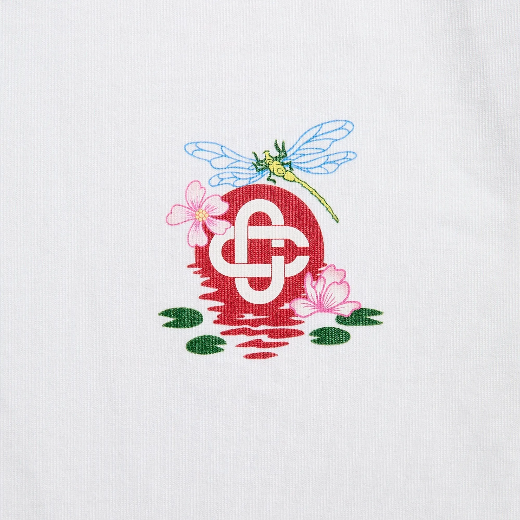 Casablanca Dragonfly Floral Printed Oversized Tee Jersey - White sold by Kith product image thumbnail 5