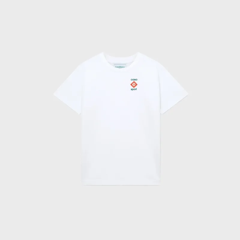 Casablanca 3D Oversized Tee Jersey - White sold by Kith