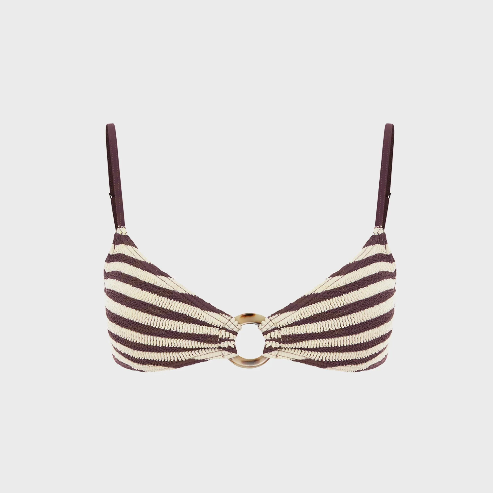 Bond Eye Ring Lissio Crop Top - Sable Dot Stripe sold by Kith