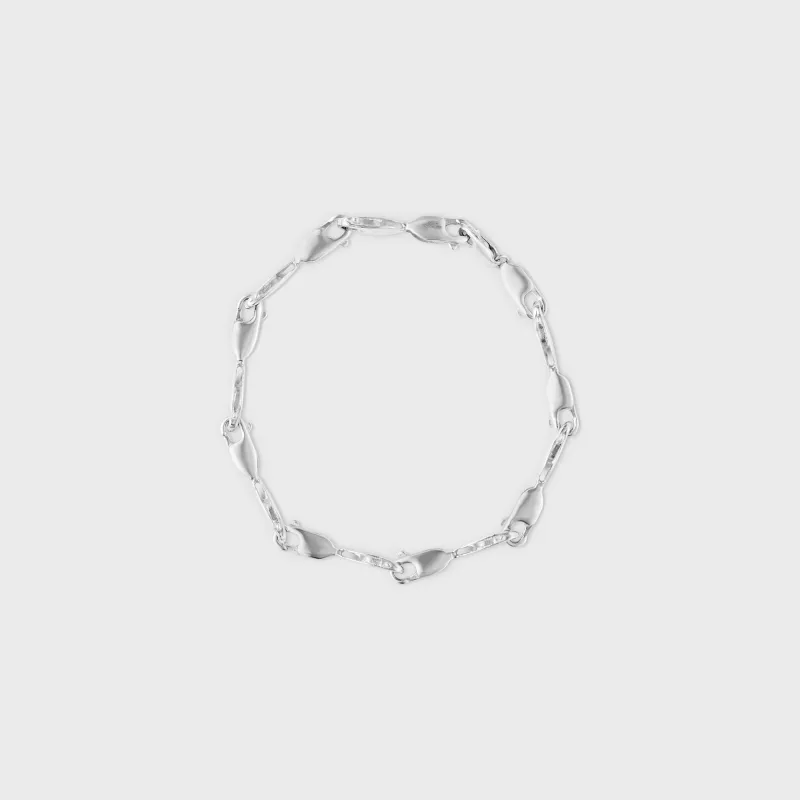 Bleue Burnham Impressions Lobster Clasp Bracelet - SIlver sold by Kith