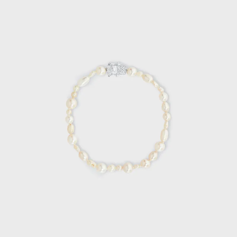 Bleue Burnham Antique Pearl Bracelet - Silver sold by Kith
