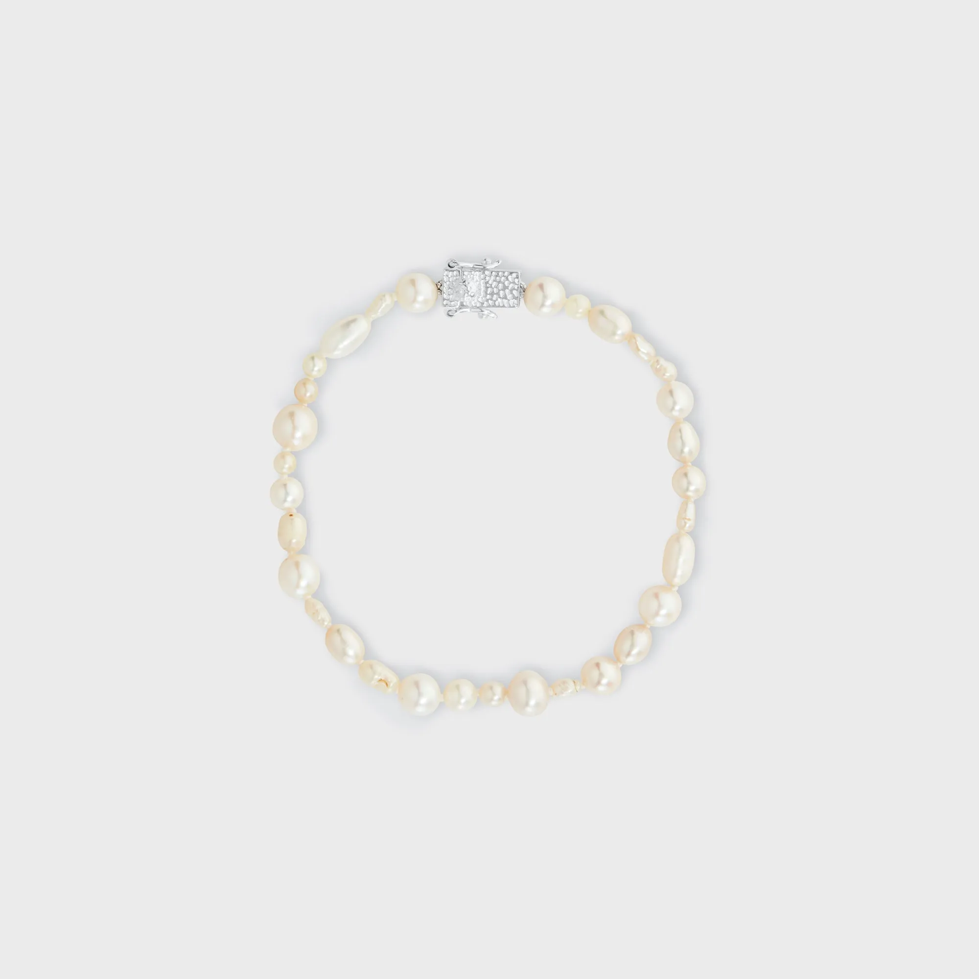Bleue Burnham Antique Pearl Bracelet - Silver sold by Kith