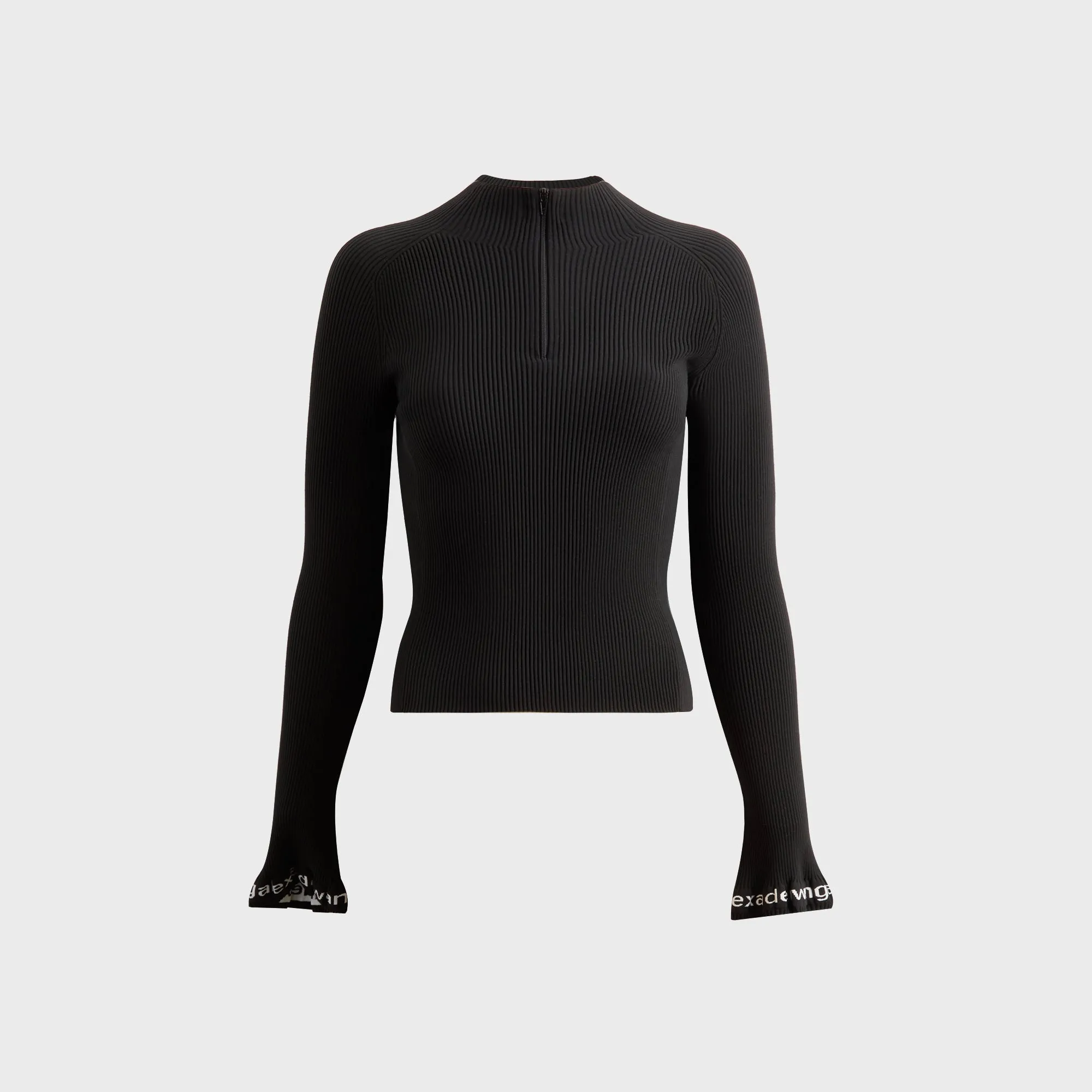 Alexander Wang Ribbed Long Sleeve Turtleneck - Black sold by Kith