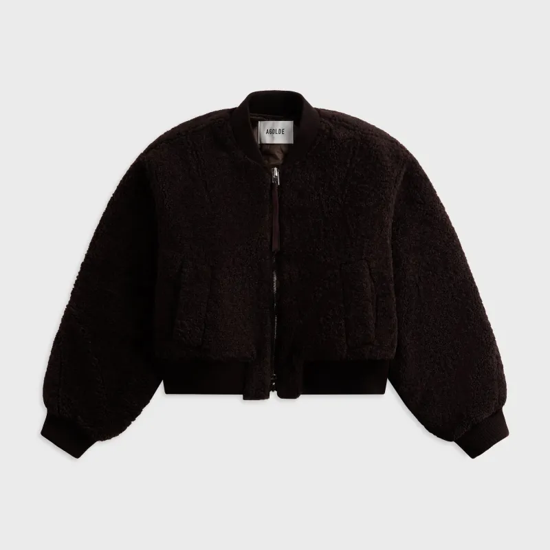 Agolde Iona Skye Jacket - Chocolate sold by Kith