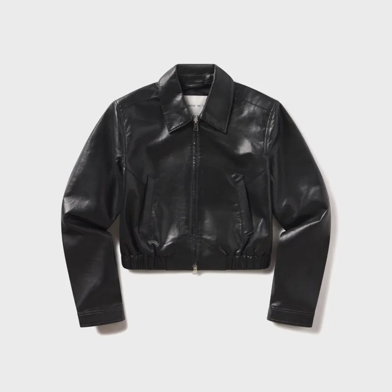 Agolde Essie Cropped Jacket - Black sold by Kith