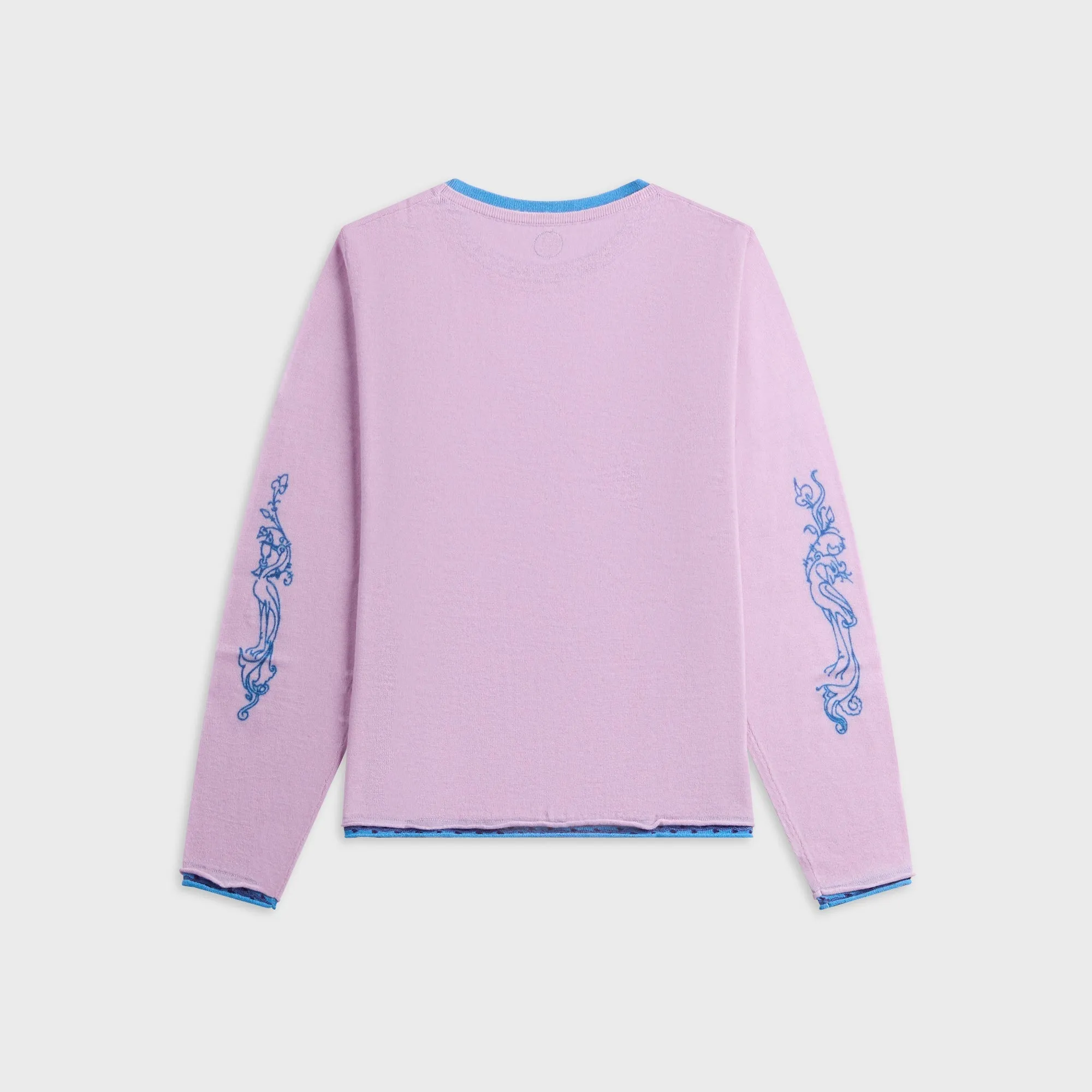 ADRIAN CASHMERE Tattoo Long Sleeve Tee - Purple sold by Kith product image thumbnail 2