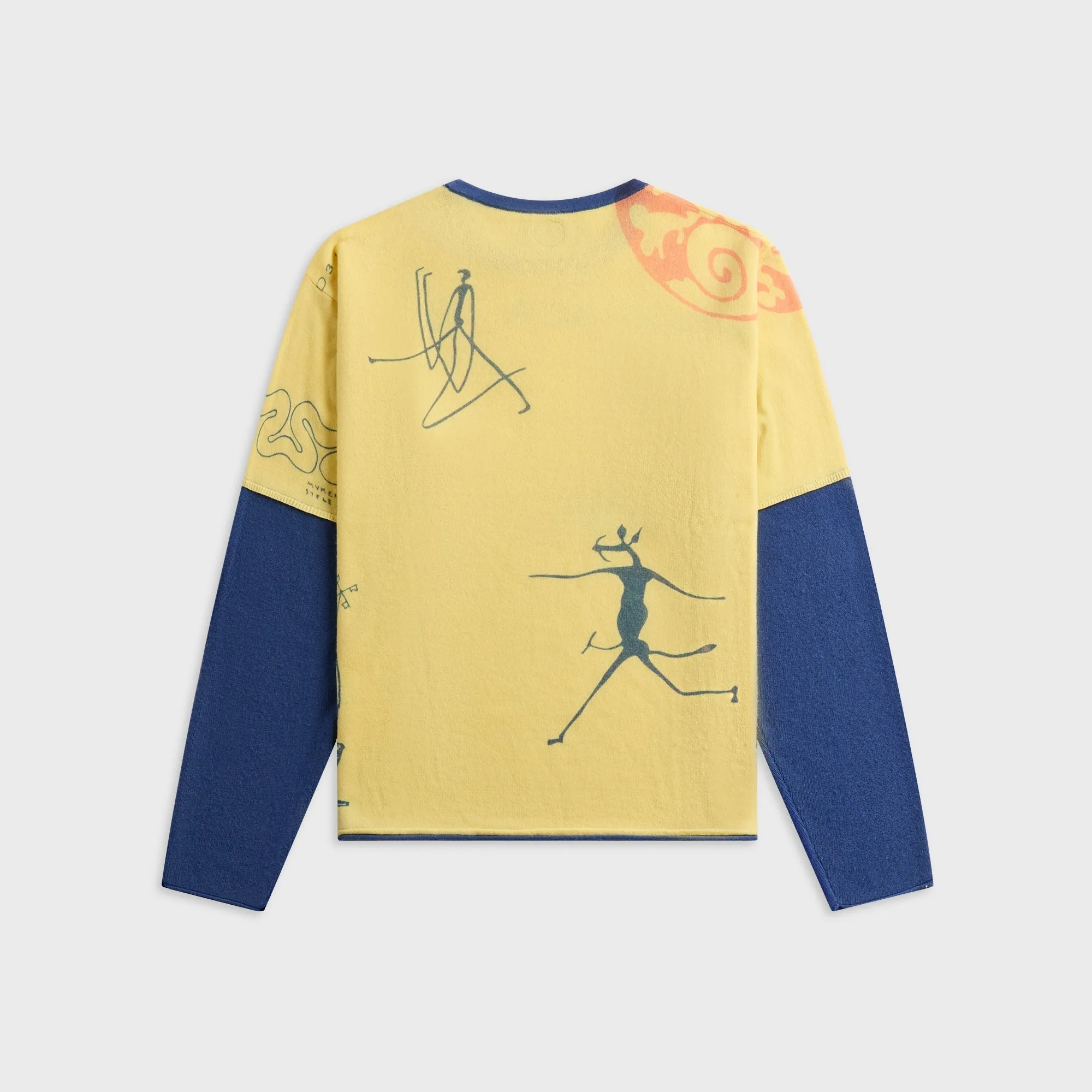 ADRIAN CASHMERE Daisy Double Layer Tee - Yellow sold by Kith product image thumbnail 2