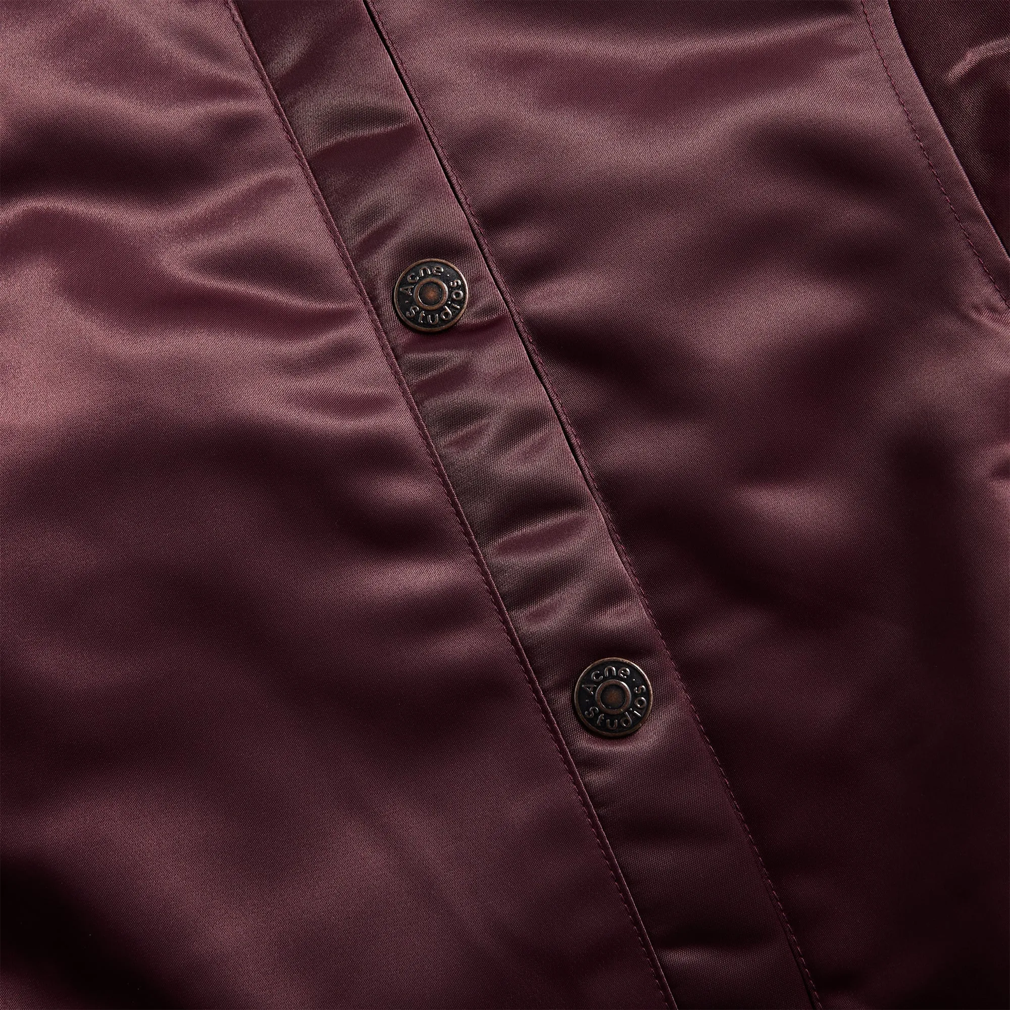 Acne Studios Technical Bomber Jacket - Burgundy sold by Kith product image thumbnail 3