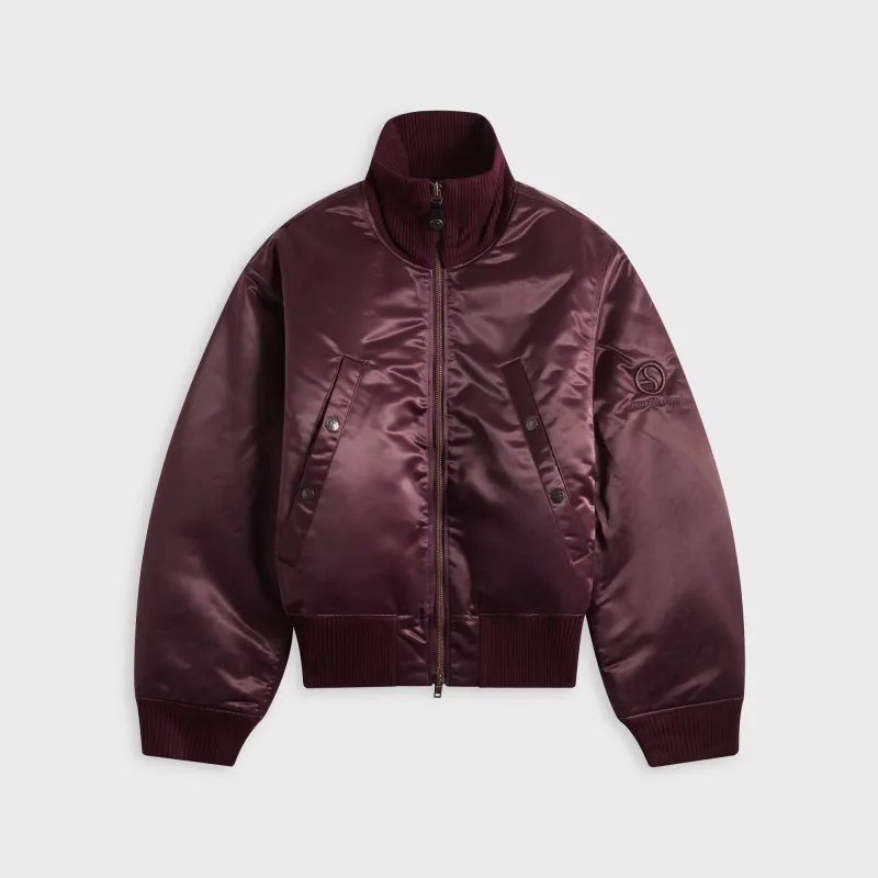 Acne Studios Technical Bomber Jacket - Burgundy sold by Kith