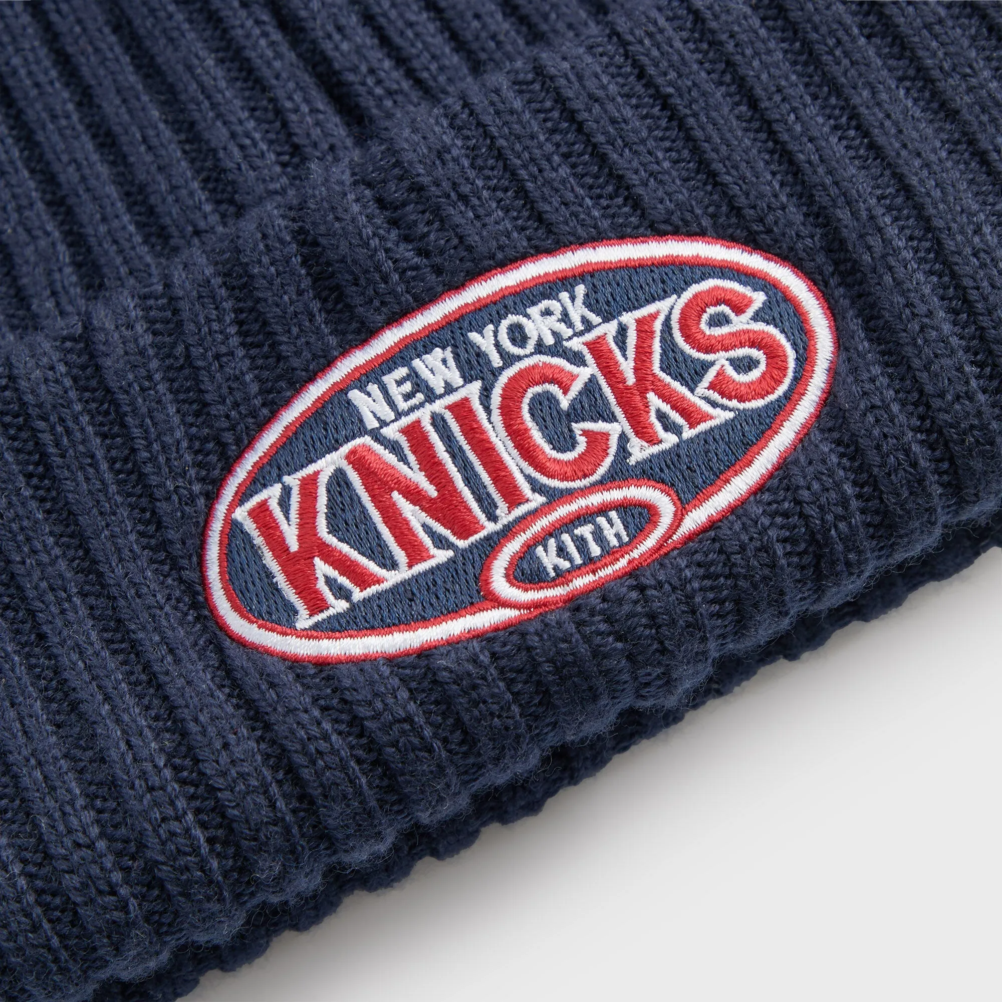 Kith & New Era for the New York Knicks Knit Beanie - Nocturnal sold by Kith product image thumbnail 5