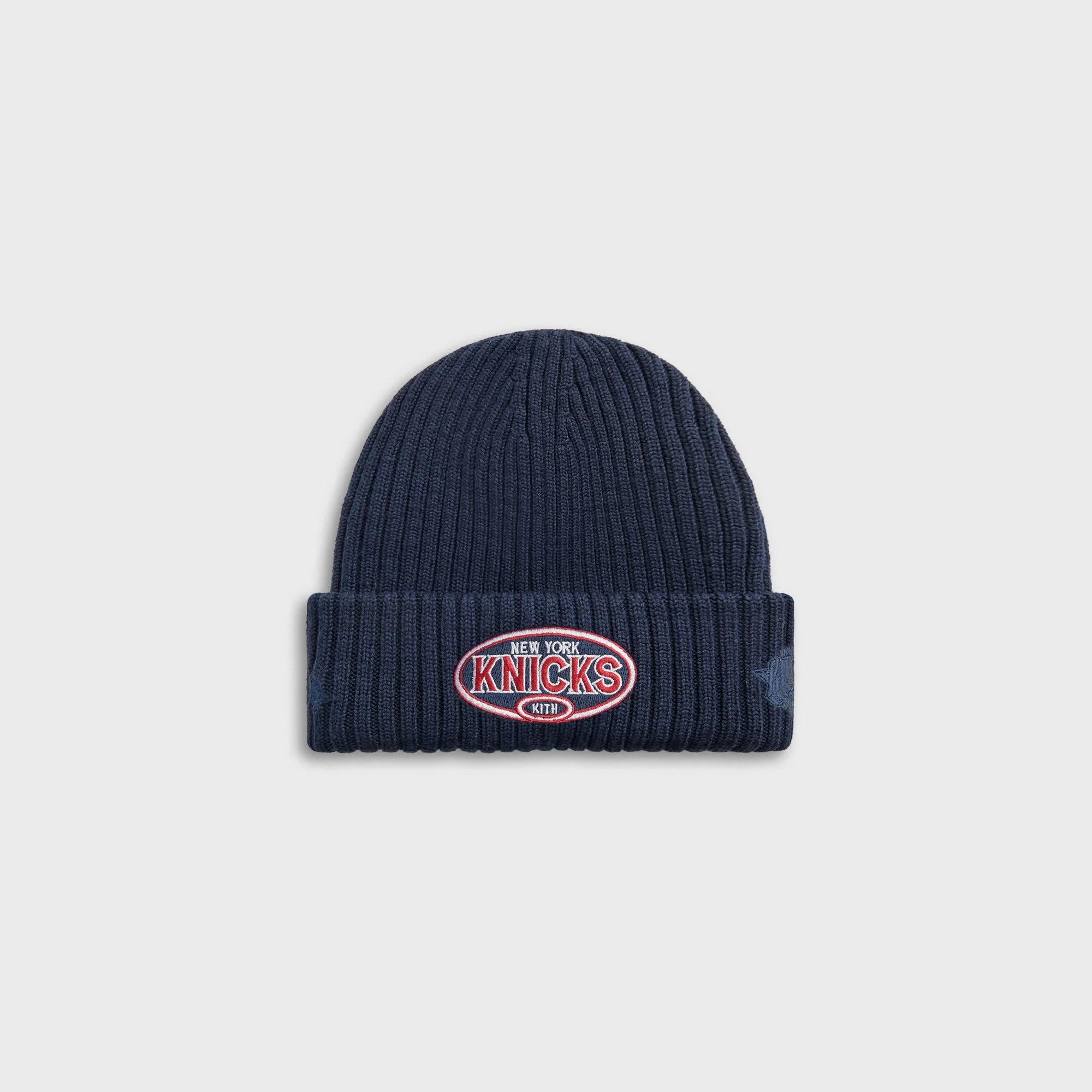 Kith & New Era for the New York Knicks Knit Beanie - Nocturnal sold by Kith product image thumbnail 2