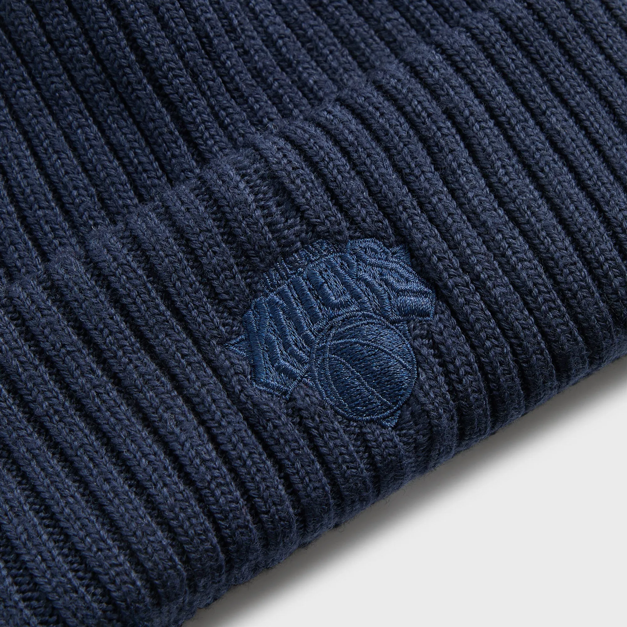 Kith & New Era for the New York Knicks Knit Beanie - Nocturnal sold by Kith product image thumbnail 4