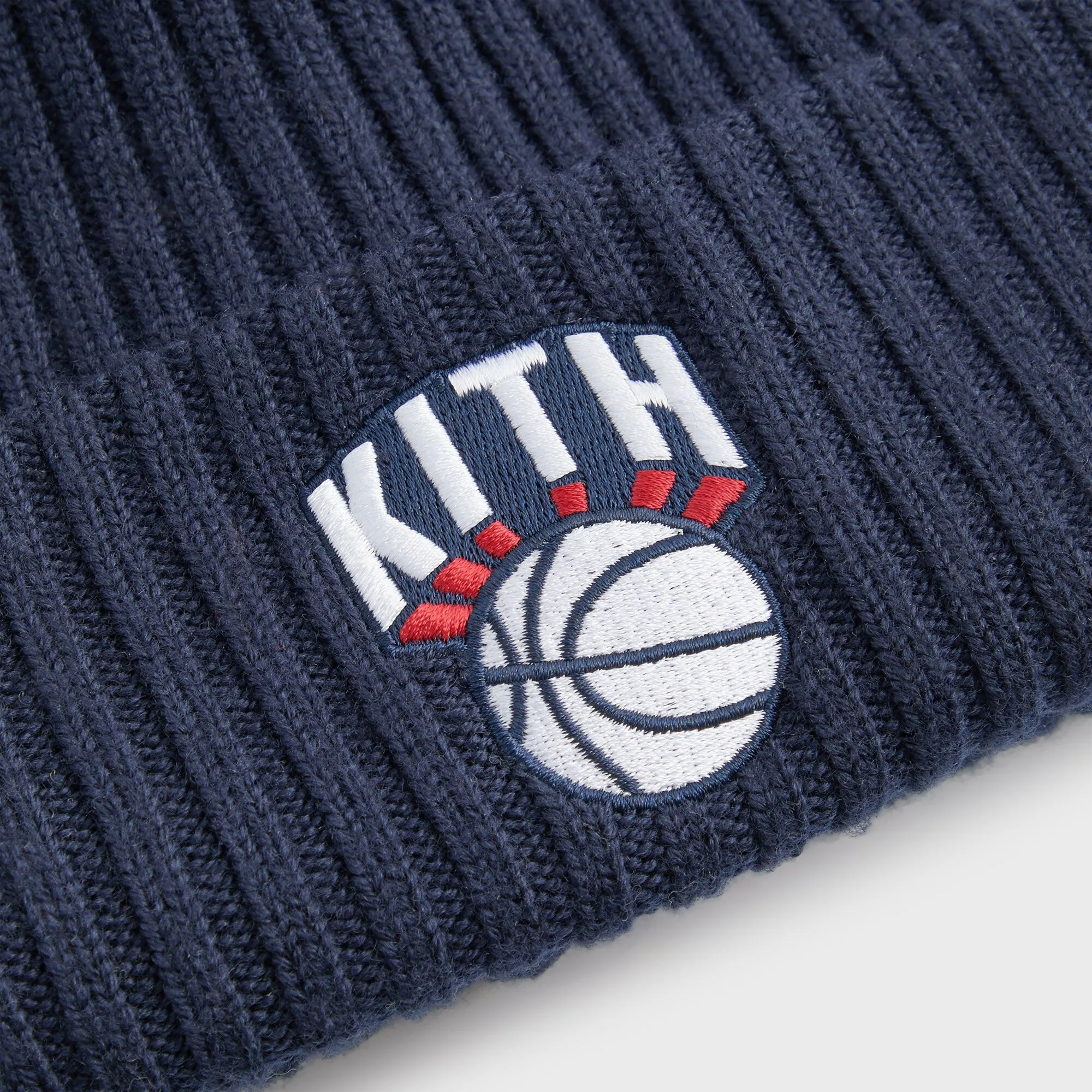 Kith & New Era for the New York Knicks Knit Beanie - Nocturnal sold by Kith product image thumbnail 3