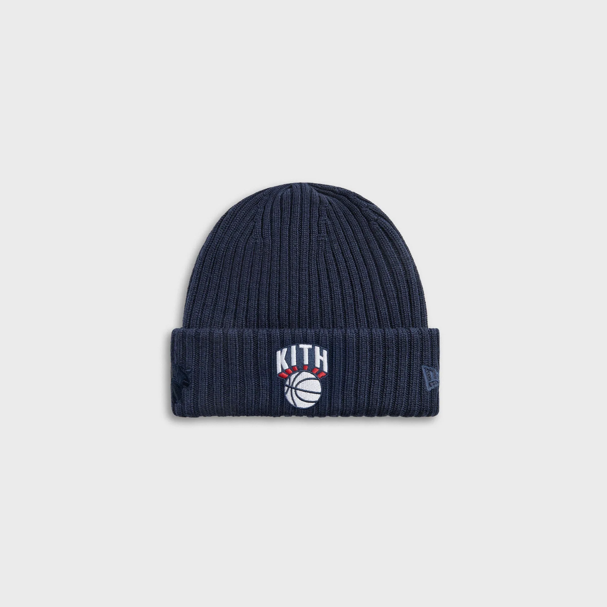 Kith & New Era for the New York Knicks Knit Beanie - Nocturnal sold by Kith