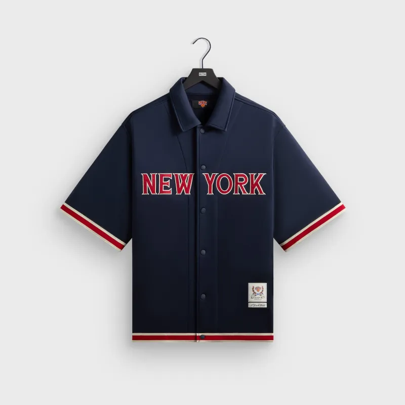 Kith for the New York Knicks Bernard King Woodpoint Shirt - Nocturnal sold by Kith